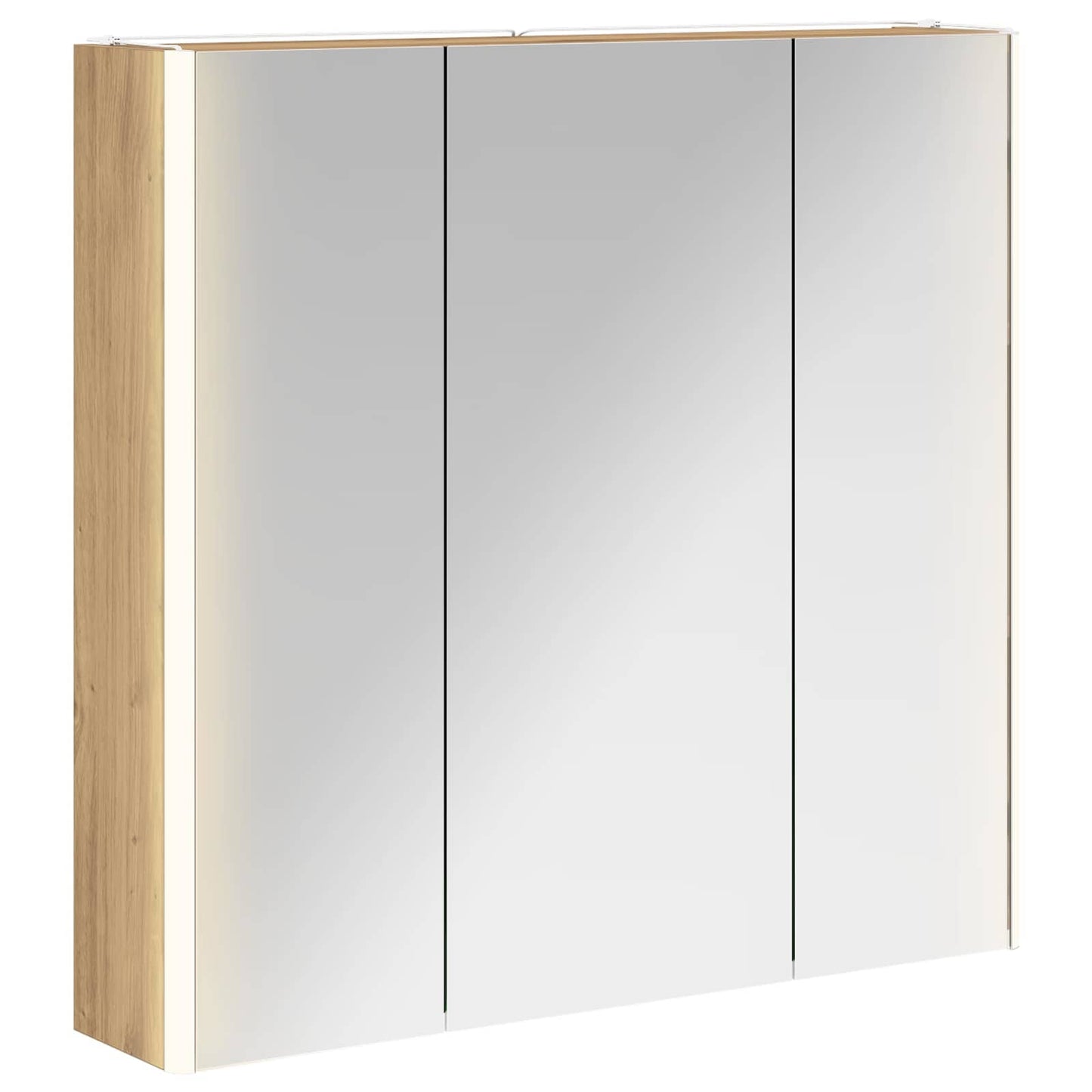 Bathroom Mirror Cabinet Artisian Oak 73.5 x 15.5 x 70 cm