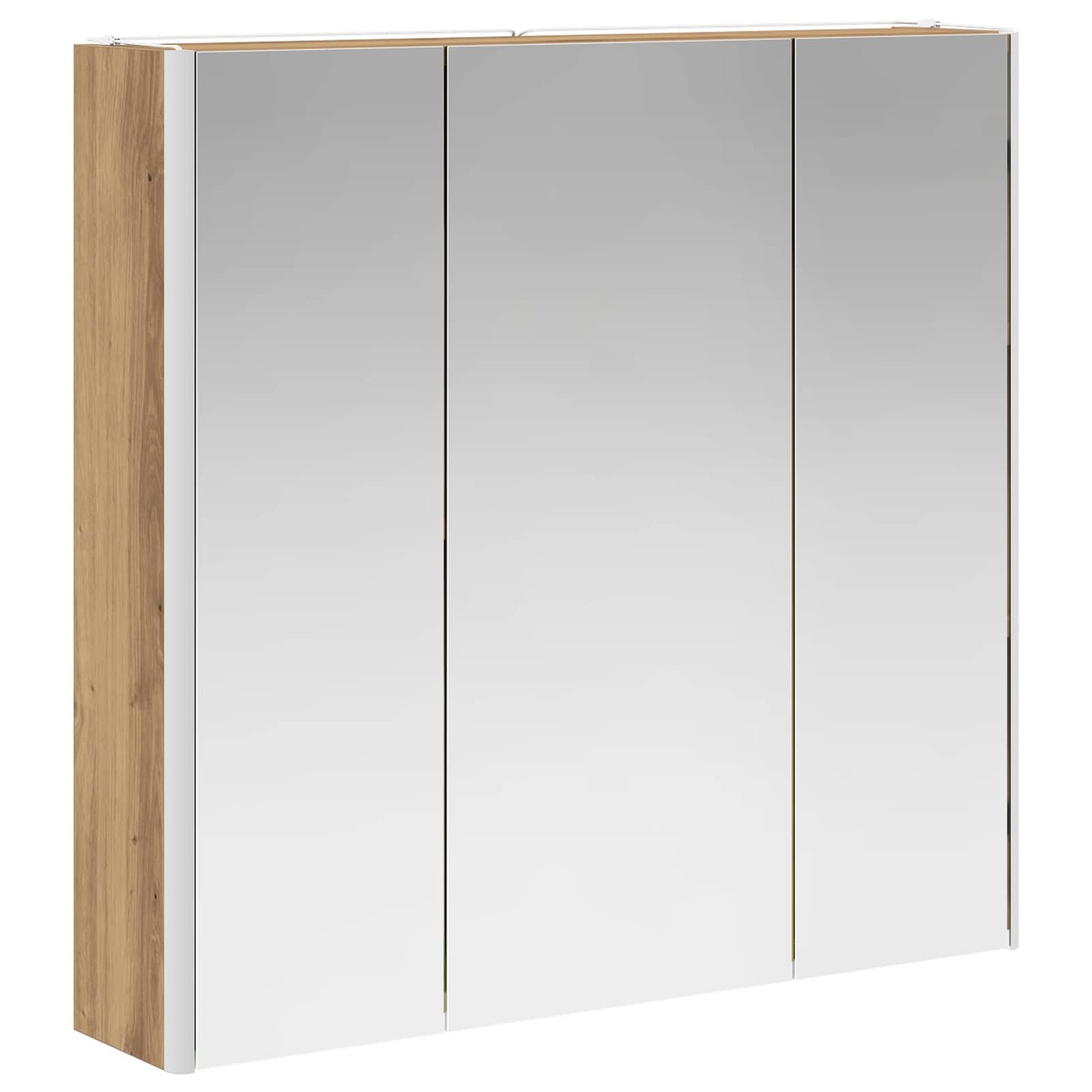 Bathroom Mirror Cabinet Artisian Oak 73.5 x 15.5 x 70 cm