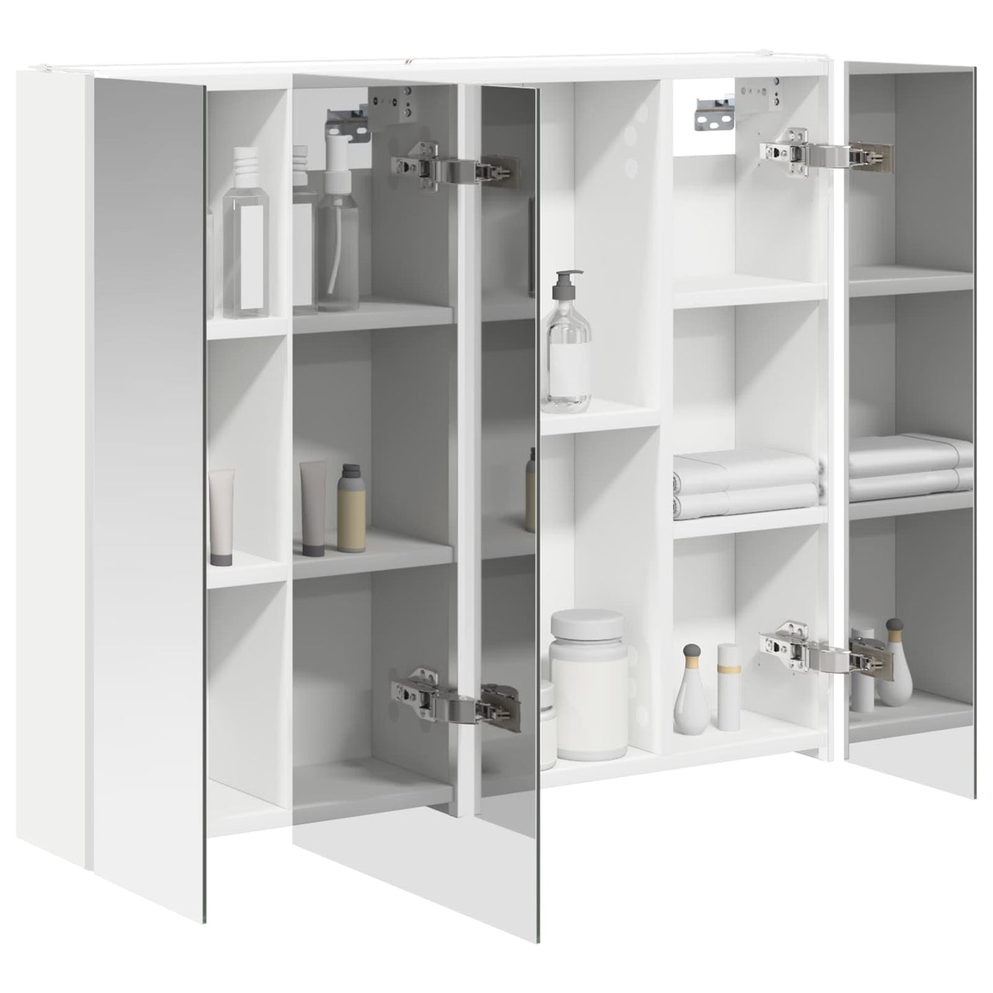 Bathroom Mirror Cabinet White 83.5 x 15.5 x 70 cm