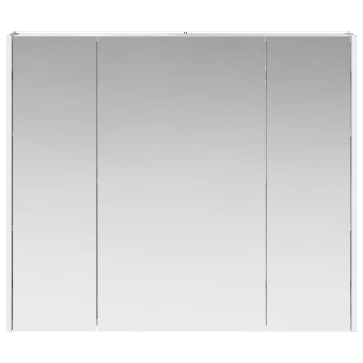 Bathroom Mirror Cabinet Concrete Grey 83.5 x 15.5 x 70 cm