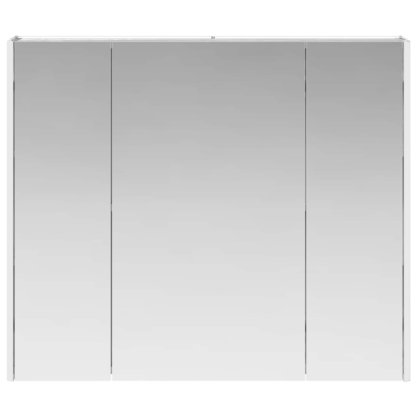 Bathroom Mirror Cabinet Grey Sonoma 83.5 x 15.5 x 70 cm
