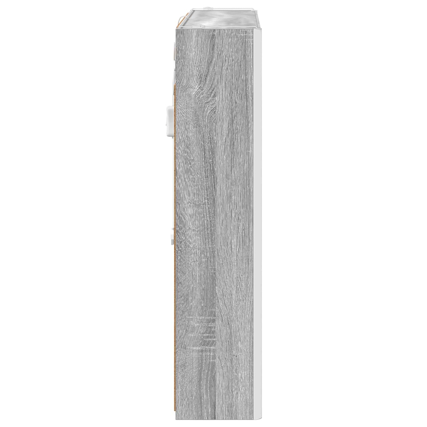 Bathroom Mirror Cabinet Grey Sonoma 83.5 x 15.5 x 70 cm