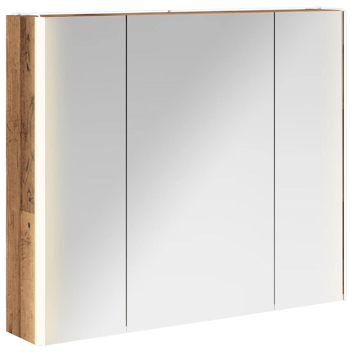 Bathroom Mirror Cabinet Old Wood 83.5 x 15.5 x 70 cm