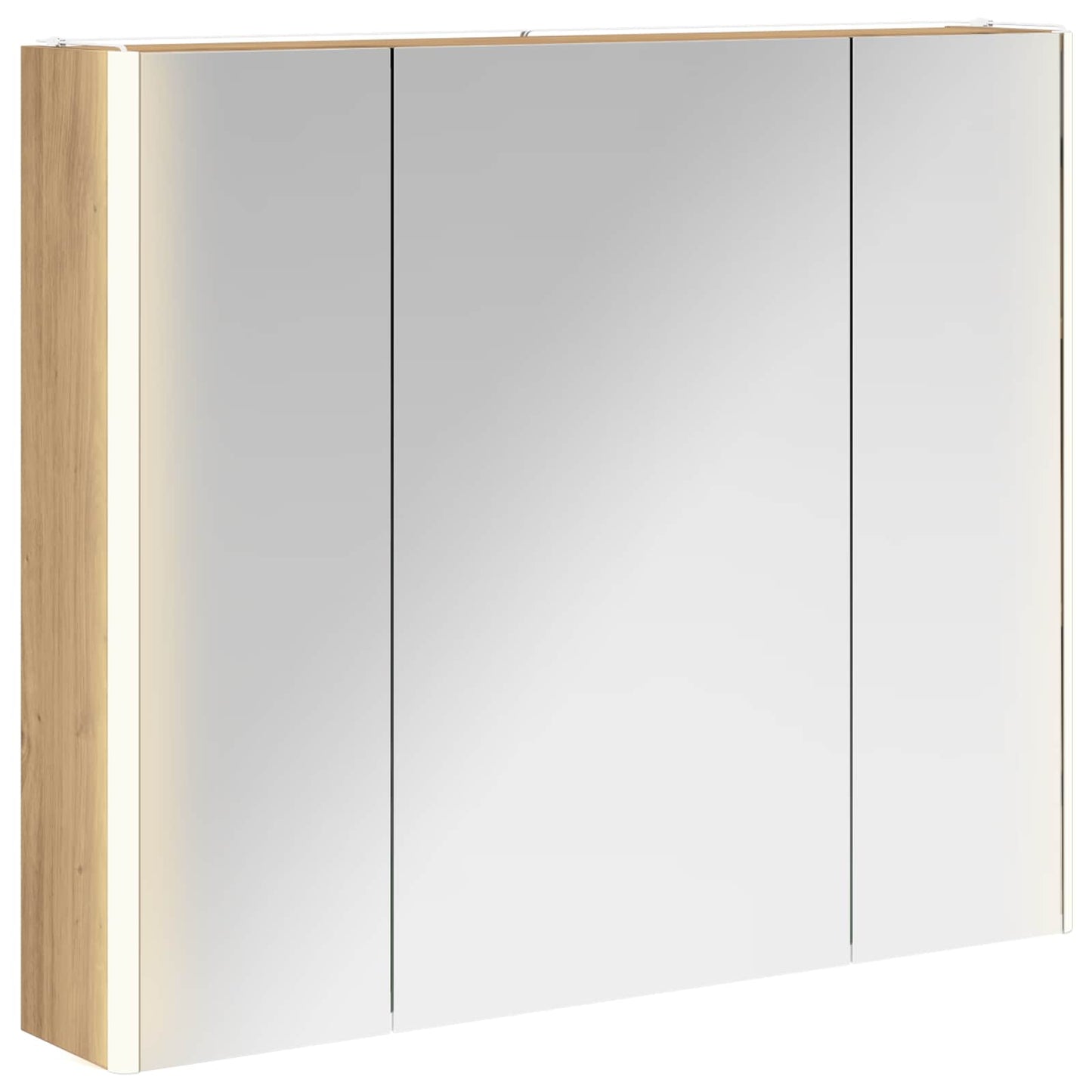 Bathroom Mirror Cabinet Artisian Oak 83.5 x 15.5 x 70 cm