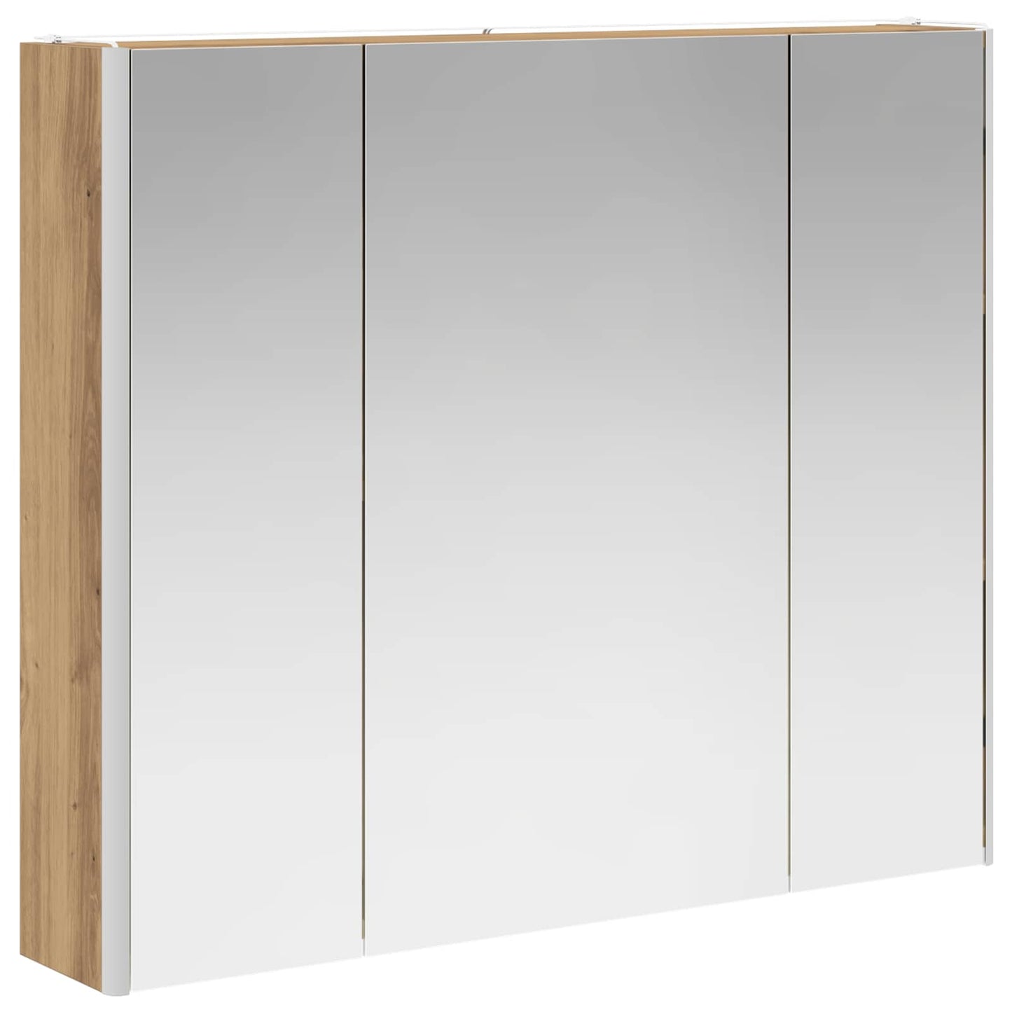 Bathroom Mirror Cabinet Artisian Oak 83.5 x 15.5 x 70 cm