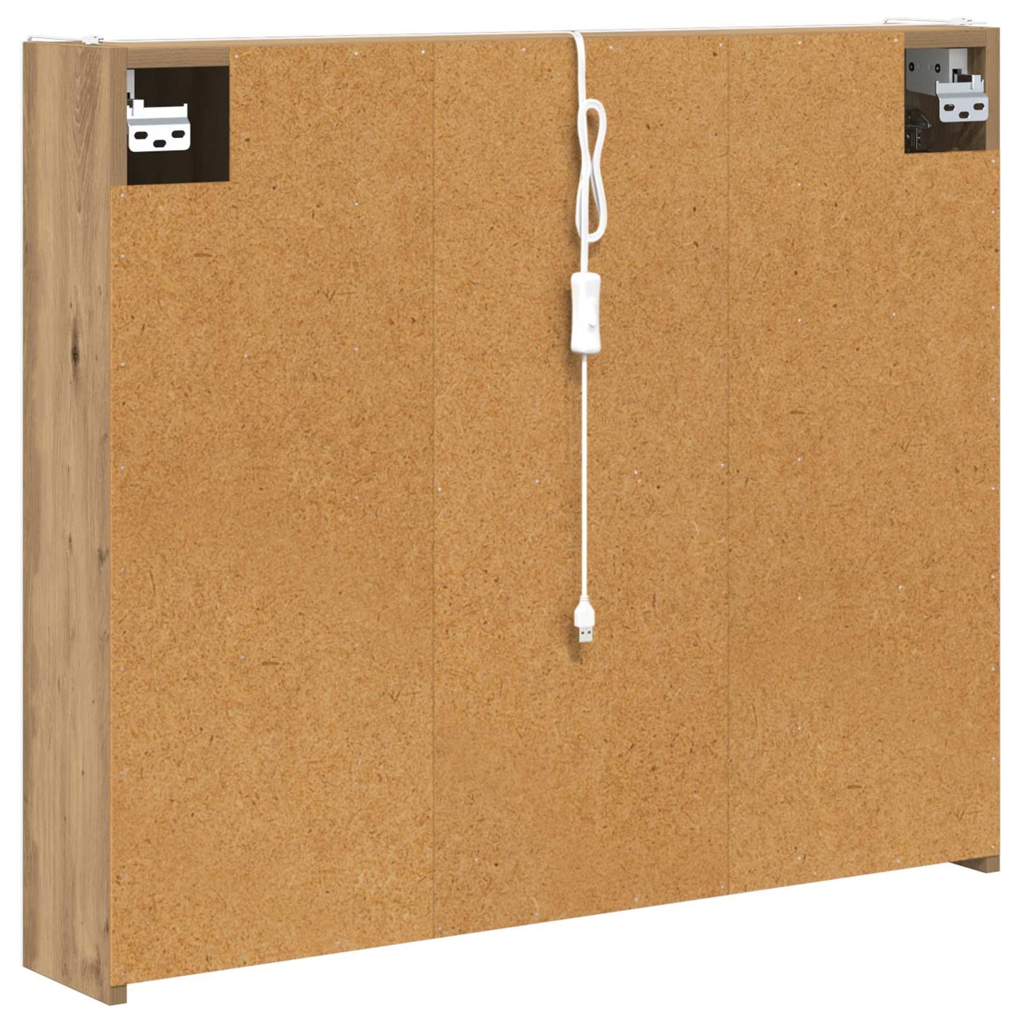Bathroom Mirror Cabinet Artisian Oak 83.5 x 15.5 x 70 cm