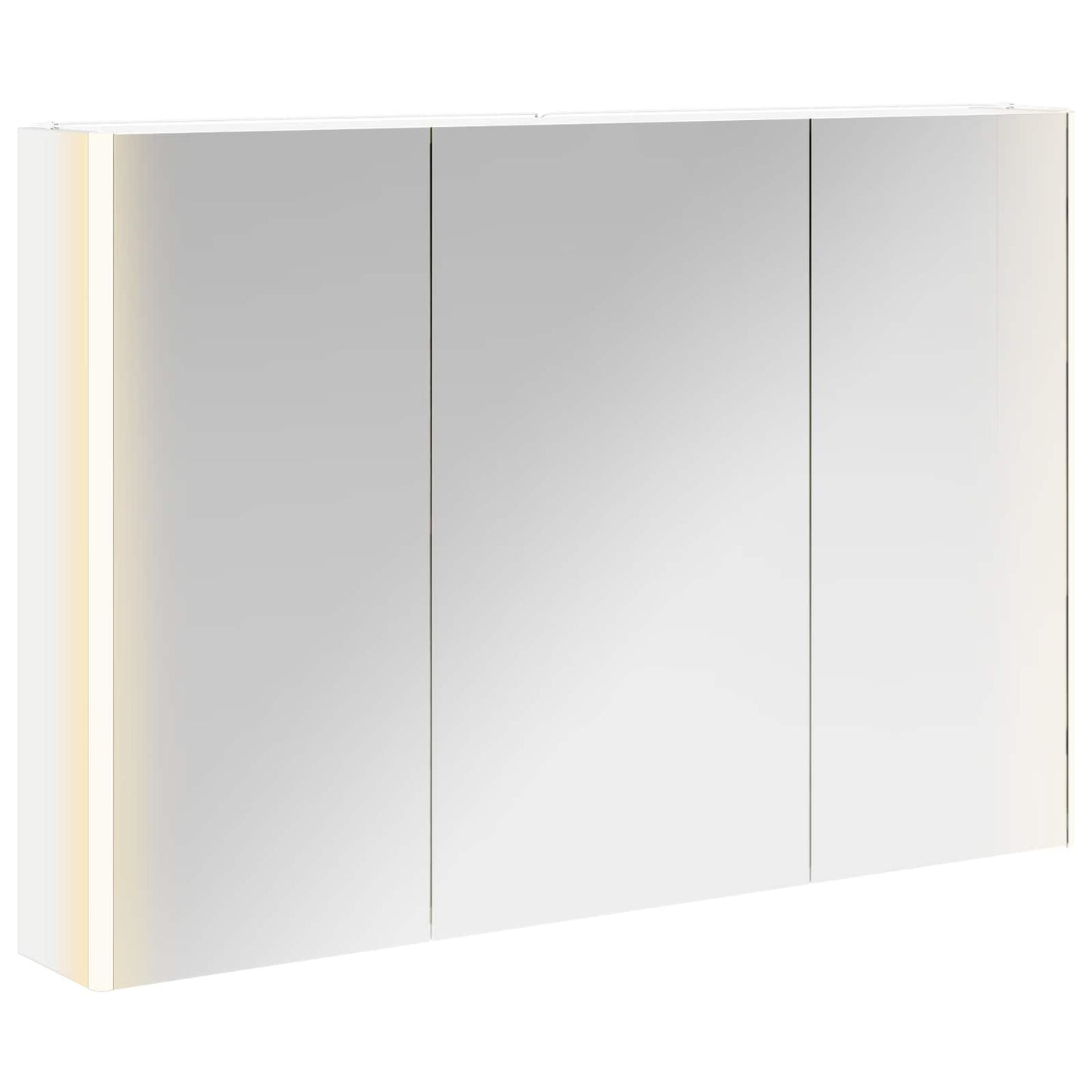 Bathroom Mirror Cabinet White 103.5 x 15.5 x 70 cm