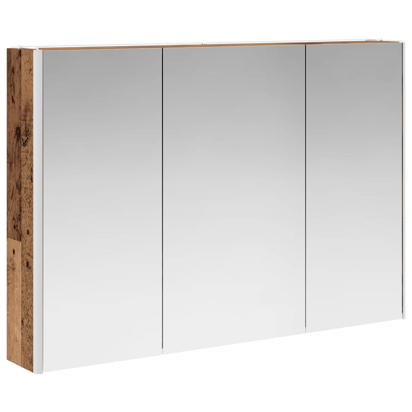 Bathroom Mirror Cabinet Old Wood 103.5 x 15.5 x 70 cm