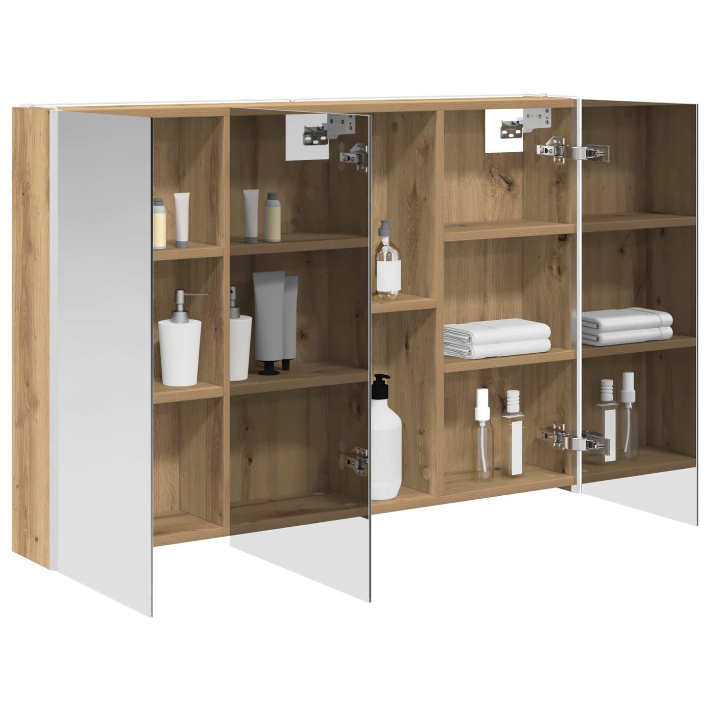 Bathroom Mirror Cabinet Artisian Oak 103.5 x 15.5 x 70 cm