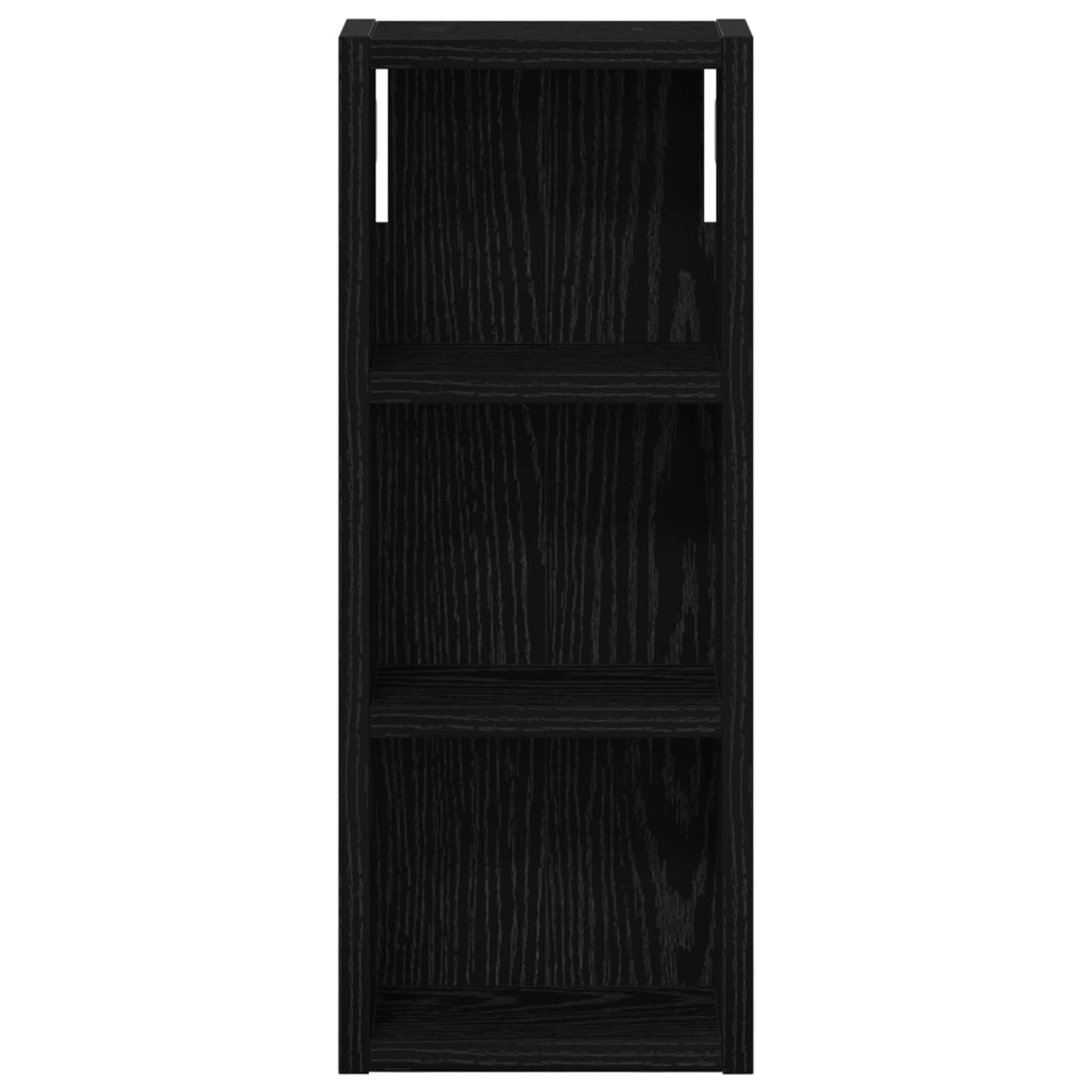 Bathroom Wall Cabinet Black Oak 20 x 10 x 50 cm Engineered wood