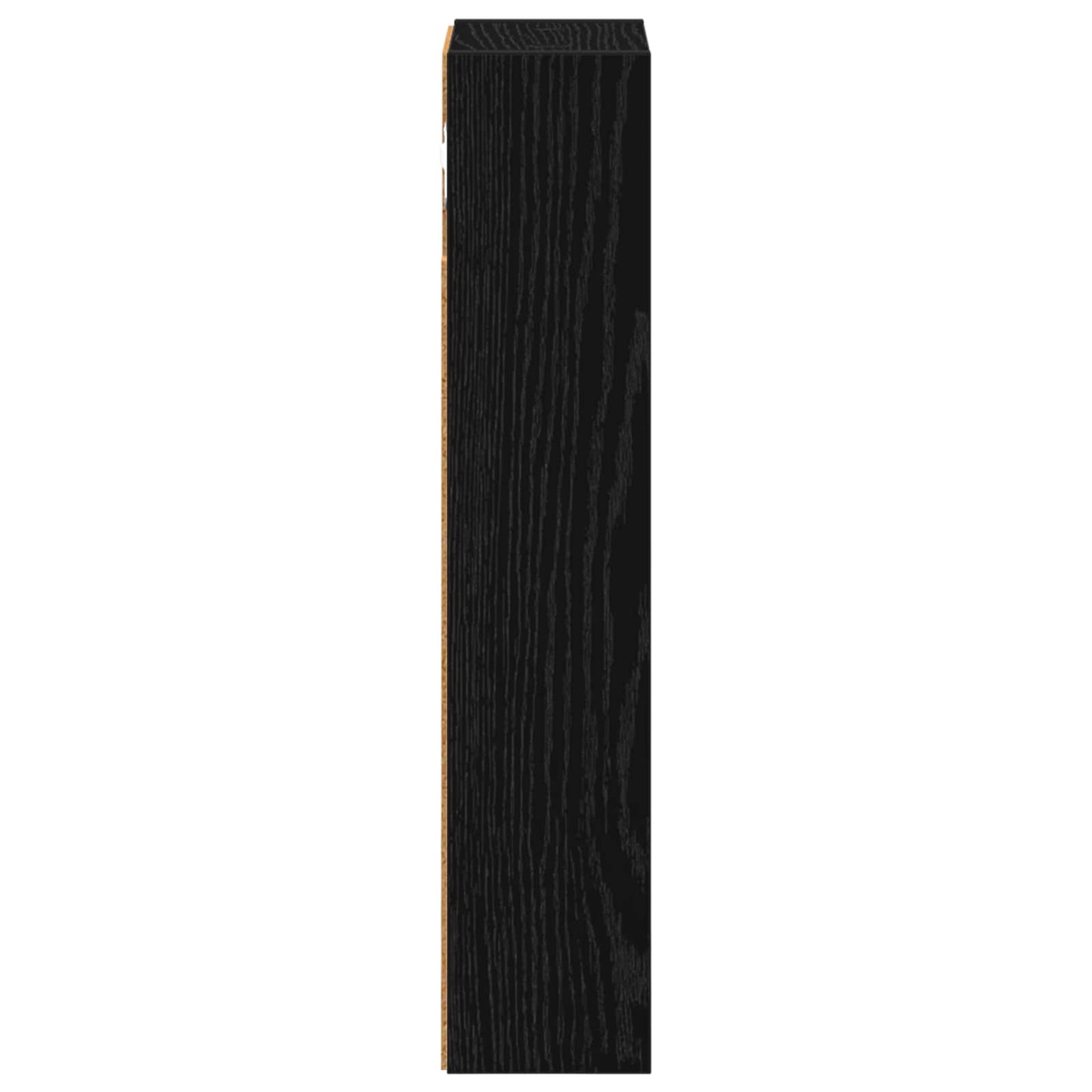 Bathroom Wall Cabinet Black Oak 20 x 10 x 50 cm Engineered wood