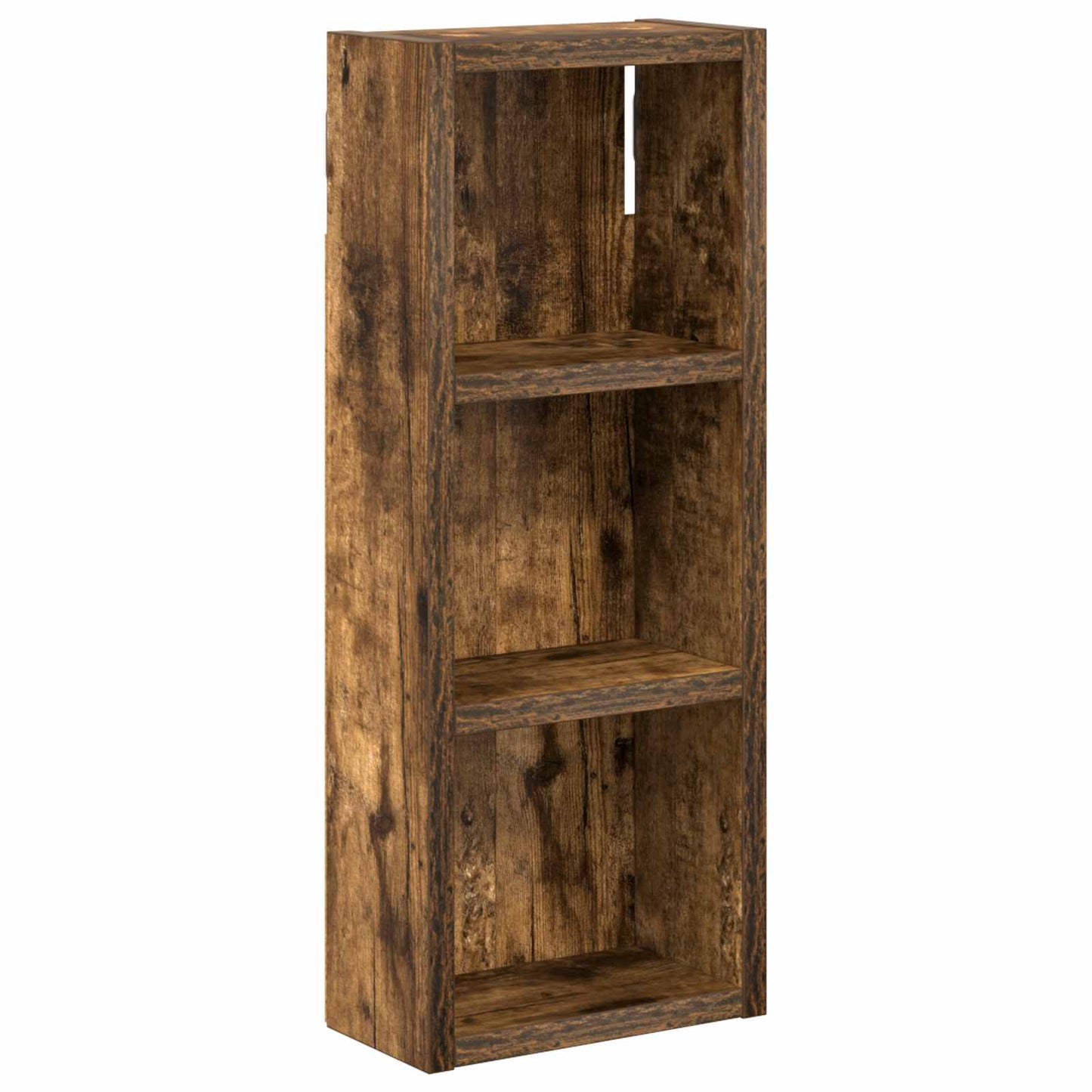 Bathroom Wall Cabinet Smoked Oak 20 x 10 x 50 cm