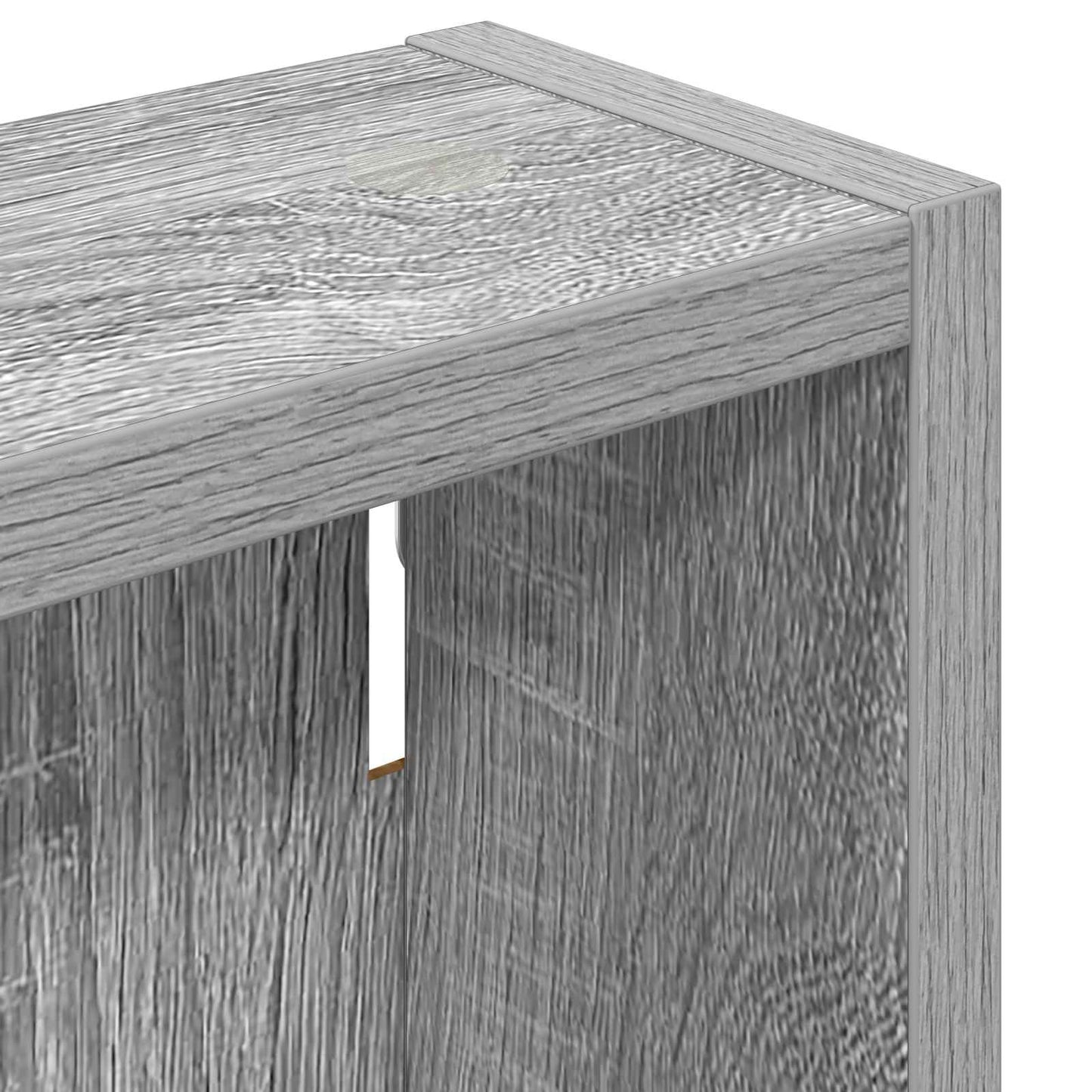 Bathroom Wall Cabinet Grey Sonoma 20 x 10 x 50 cm