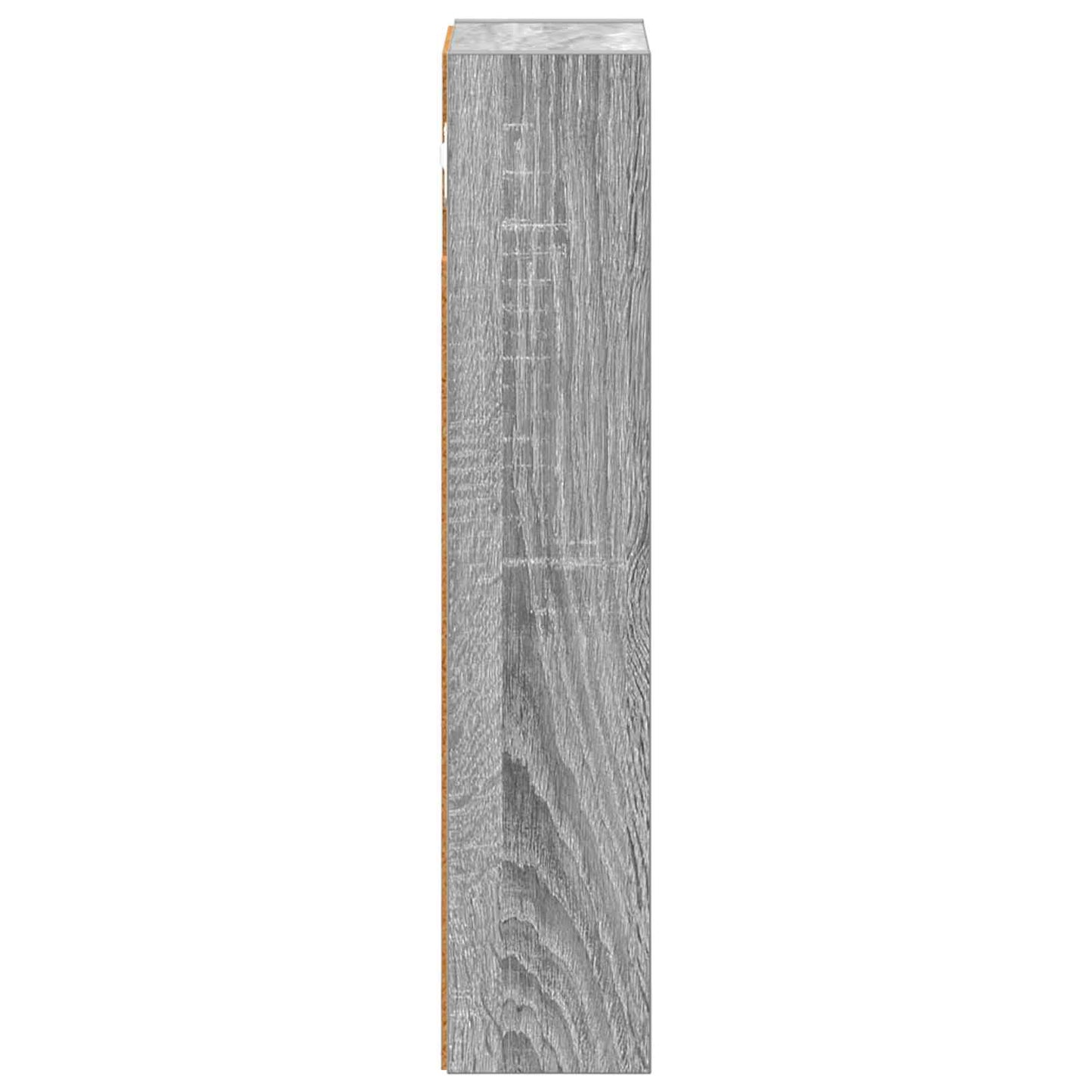 Bathroom Wall Cabinet Grey Sonoma 20 x 10 x 50 cm