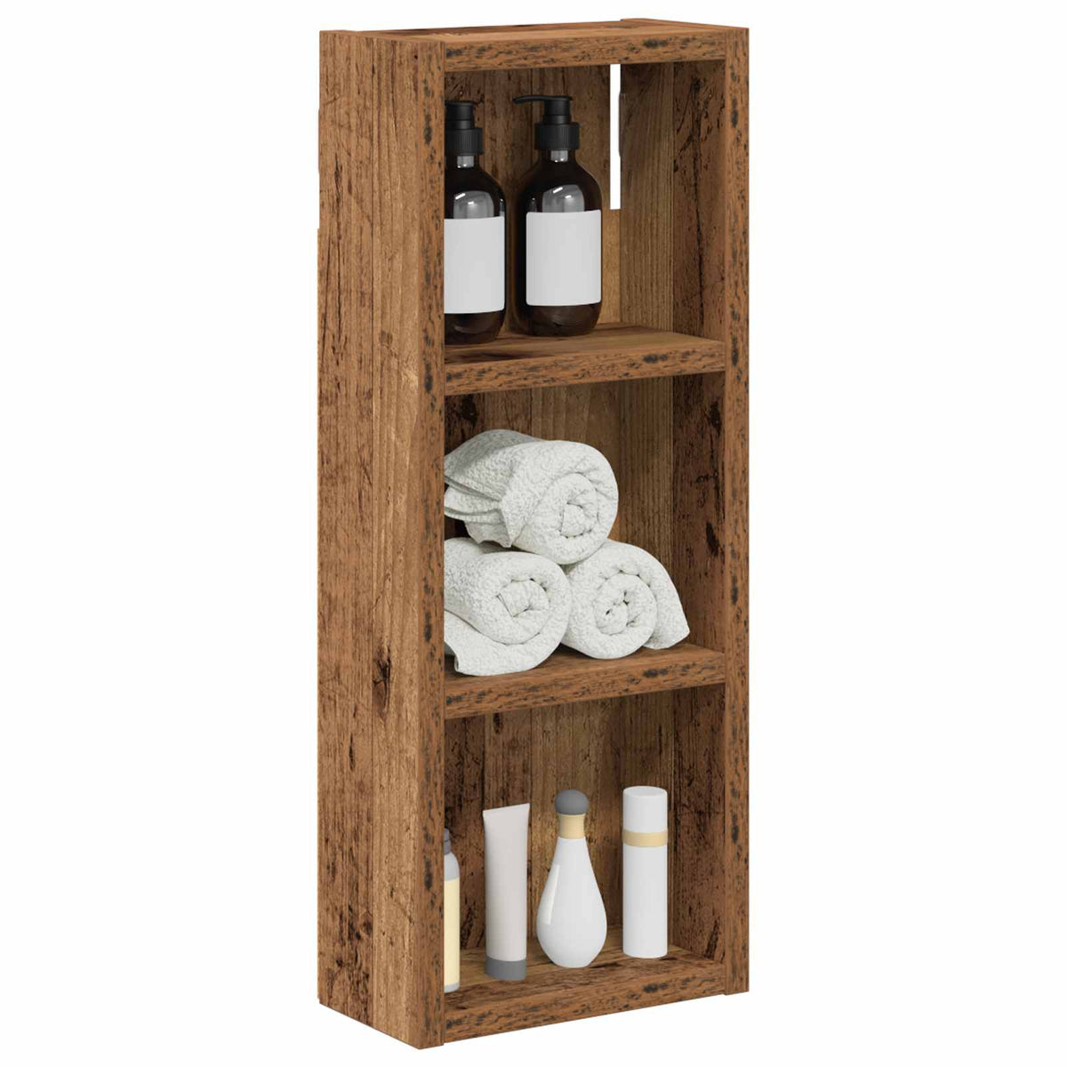 Bathroom Wall Cabinet Old Wood 20 x 10 x 50 cm Engineered wood