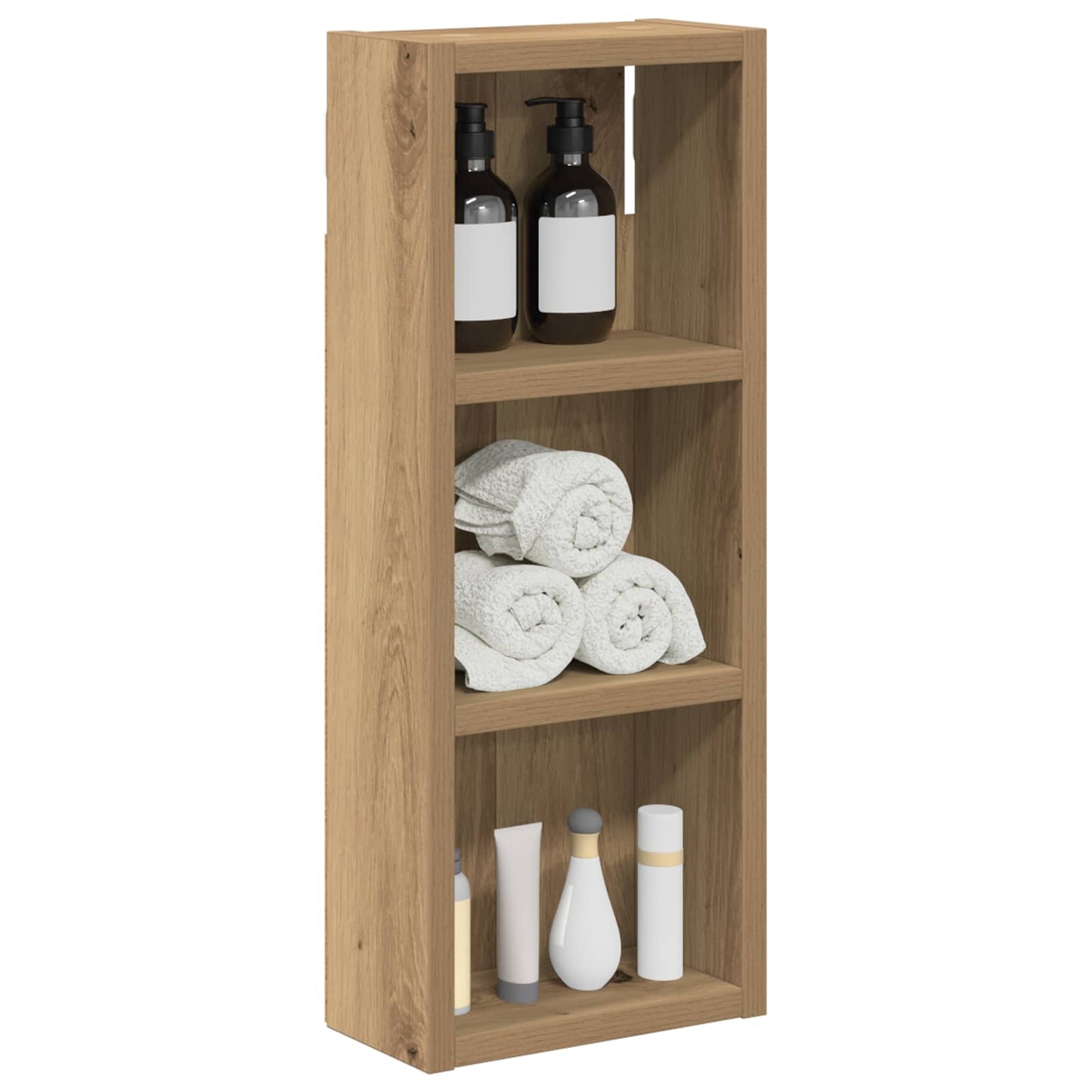 Bathroom Wall Cabinet Artisian Oak 20 x 10 x 50 cm
