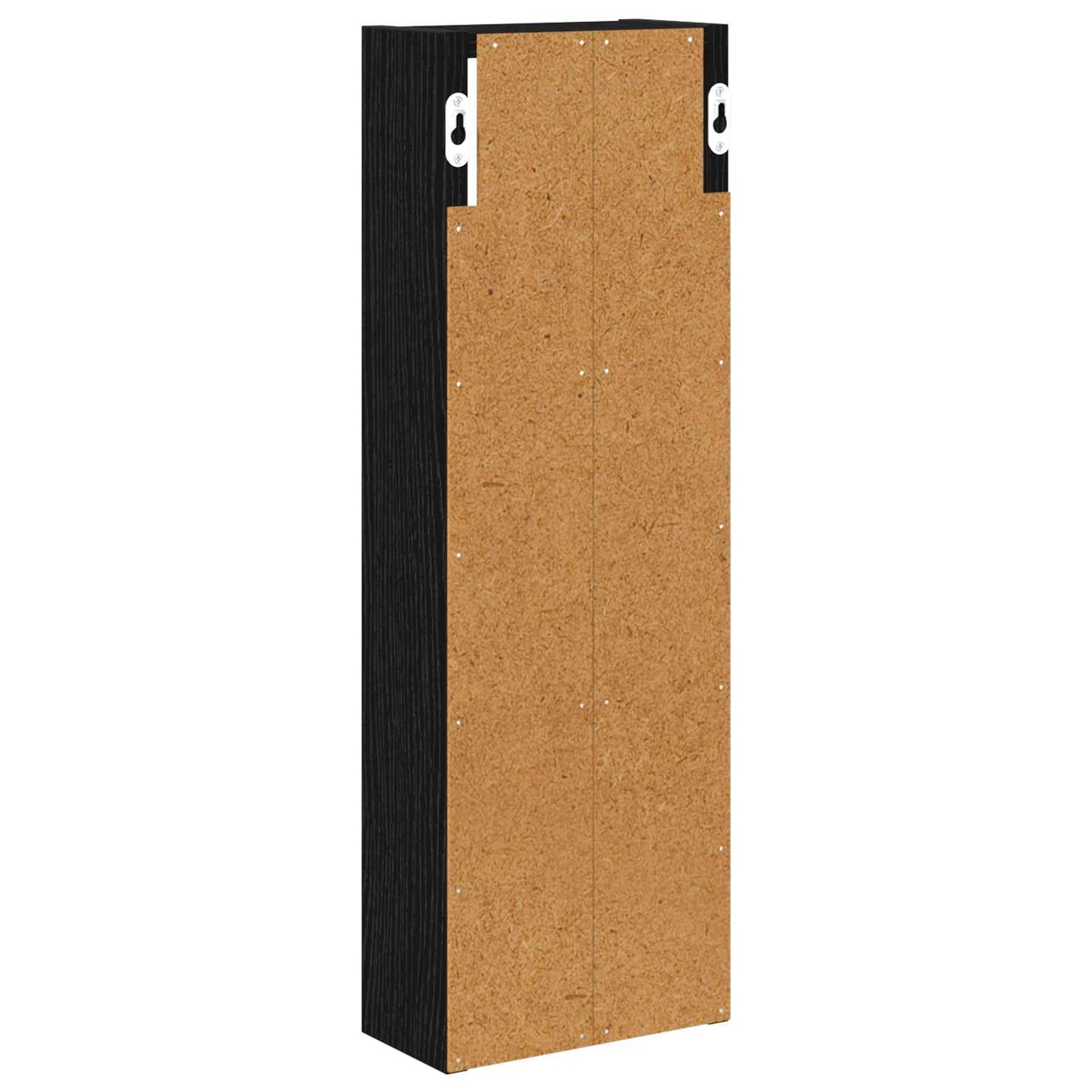Bathroom Wall Cabinet Black Oak 20 x 10 x 60.5 cm