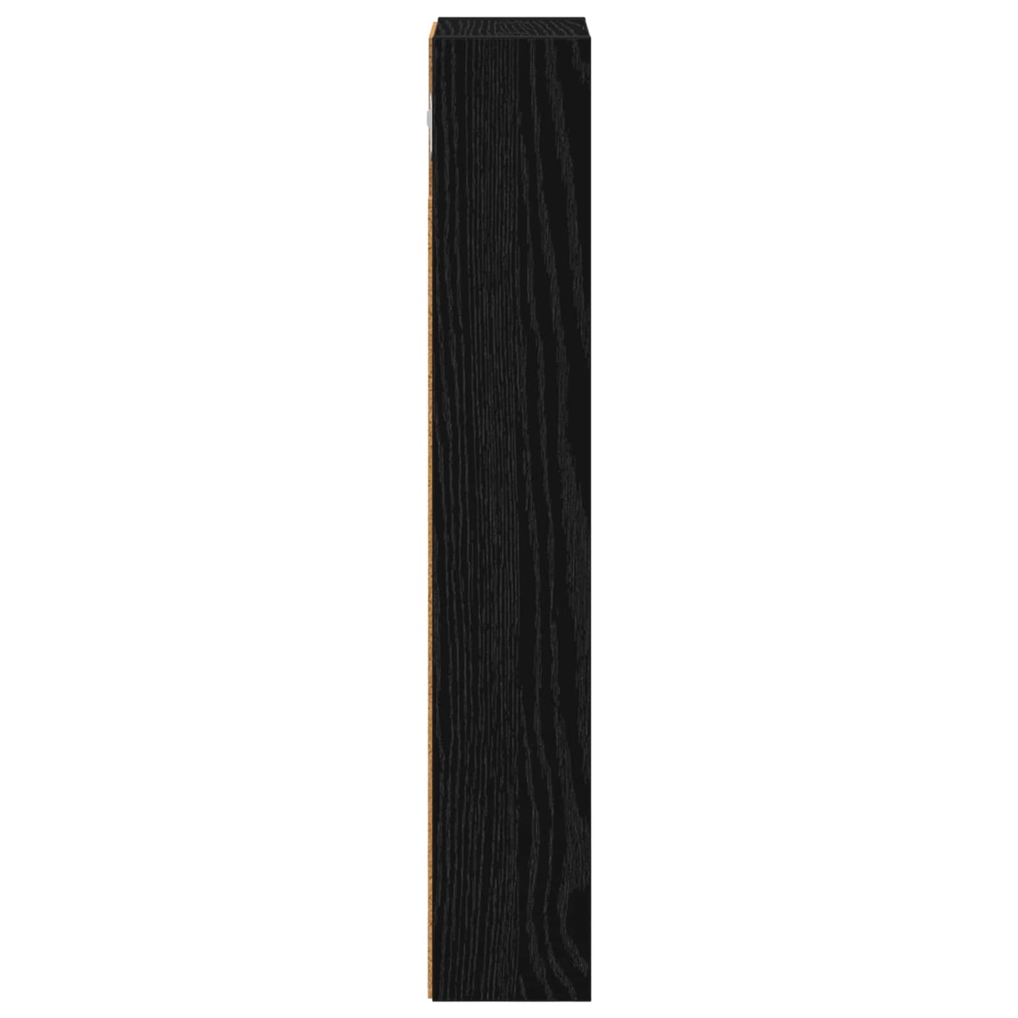 Bathroom Wall Cabinet Black Oak 20 x 10 x 60.5 cm