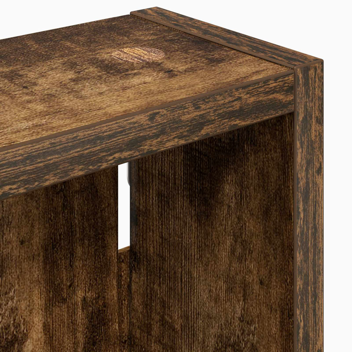 Bathroom Wall Cabinet Smoked Oak 20 x 10 x 60.5 cm