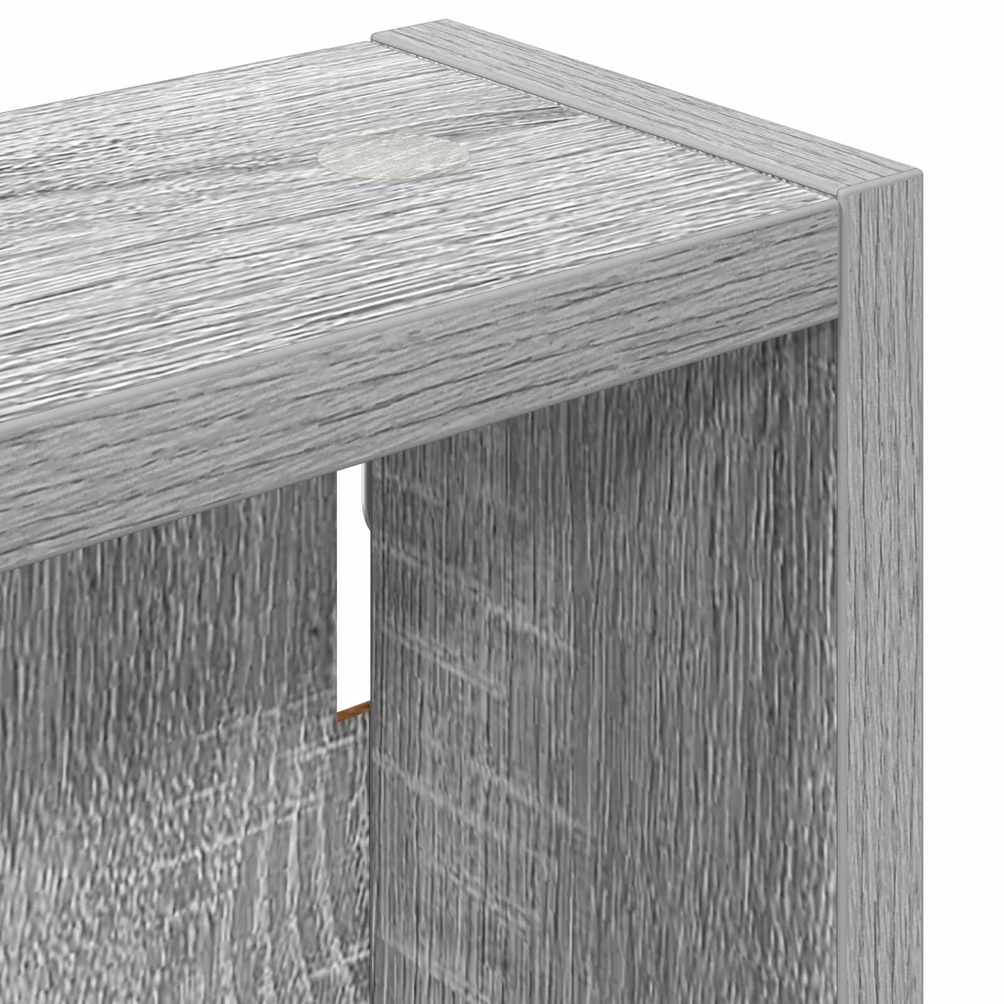 Bathroom Wall Cabinet Grey Sonoma 20 x 10 x 60.5 cm