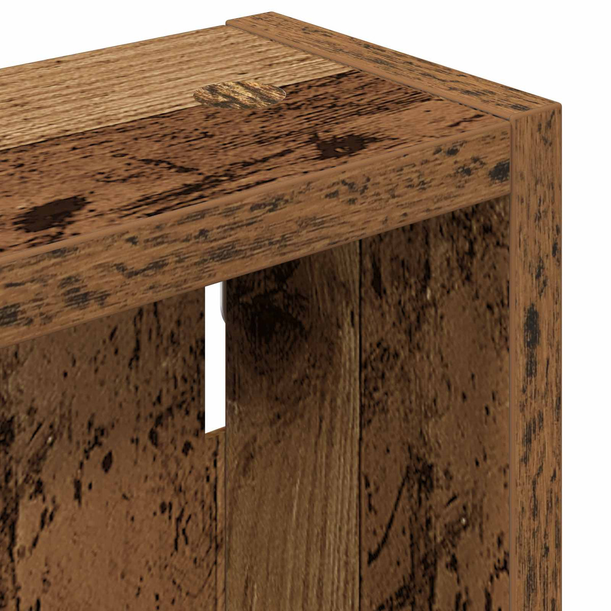 Bathroom Wall Cabinet Old Wood 20 x 10 x 60.5 cm