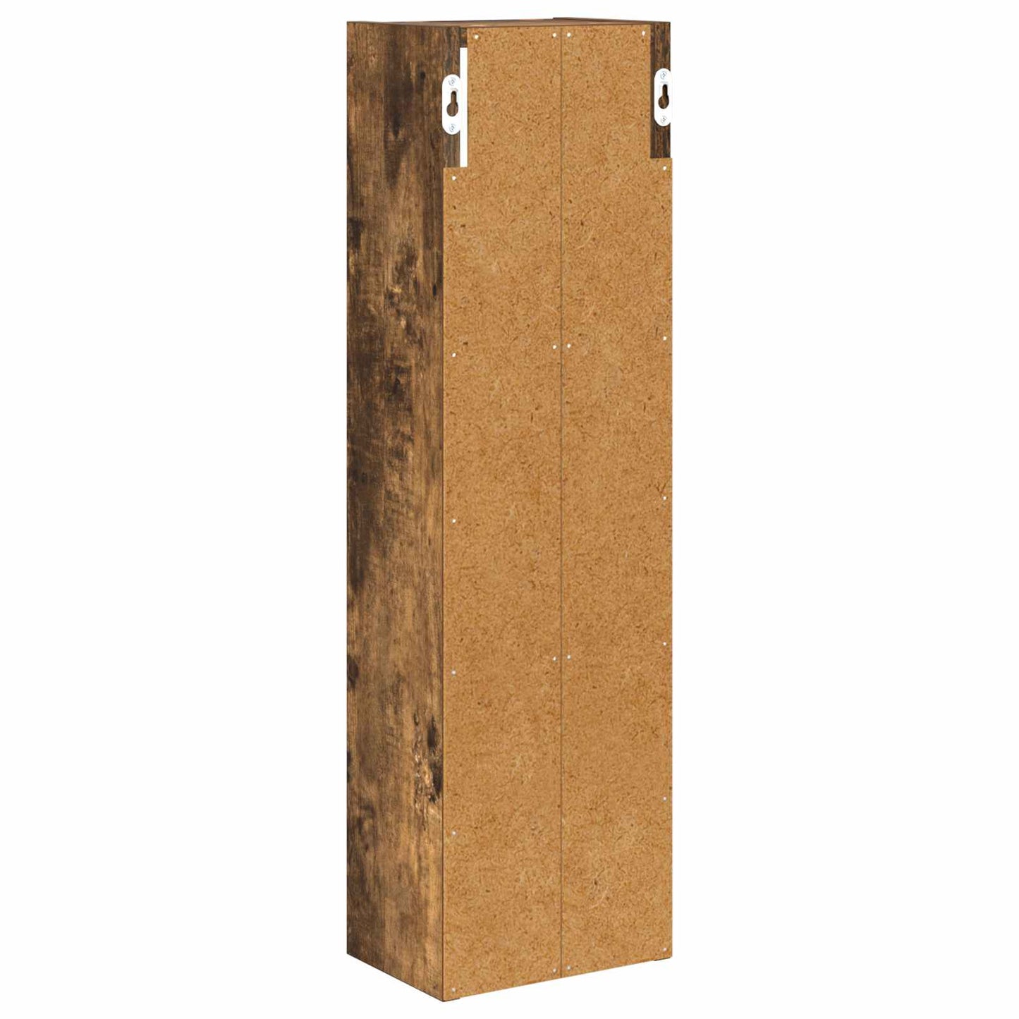 Bathroom Wall Cabinet with Shelf Smoked Oak 20 x 14 x 70 cm