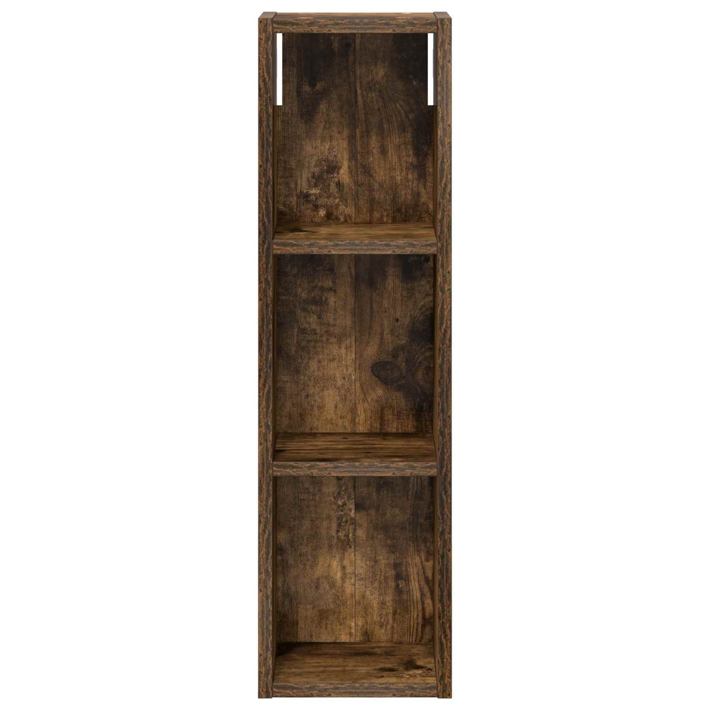Bathroom Wall Cabinet with Shelf Smoked Oak 20 x 14 x 70 cm