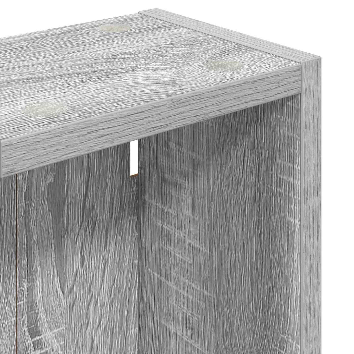Bathroom Wall Cabinet Grey Sonoma 20 x 14 x 70 cm