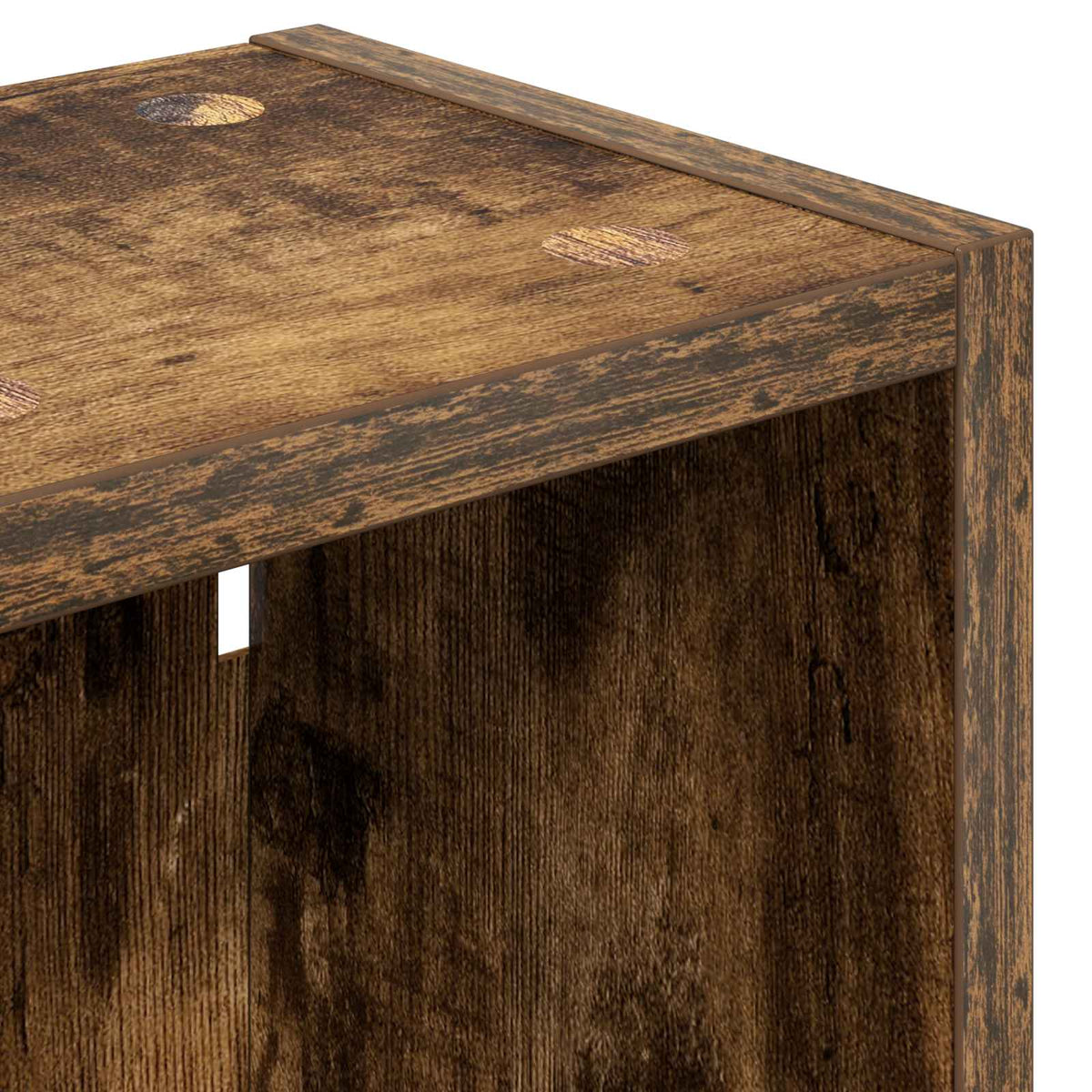 Bathroom Wall Cabinet Smoked Oak 20 x 16 x 62.5 cm