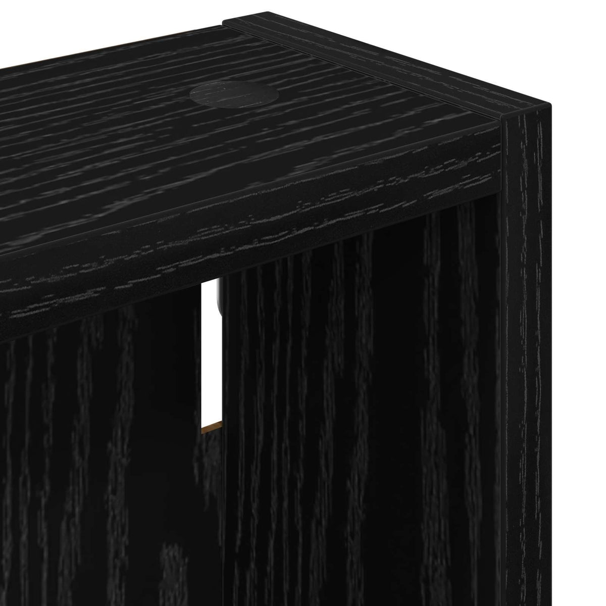 Bathroom Wall Cabinet Black Oak 30 x 10 x 50 cm Engineered wood