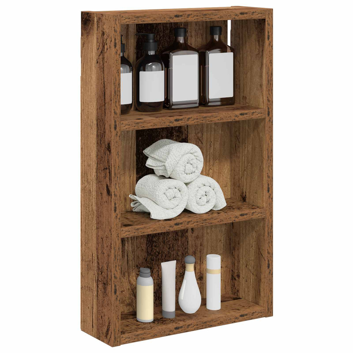 Bathroom Wall Cabinet Old Wood 30 x 10 x 50 cm Engineered wood