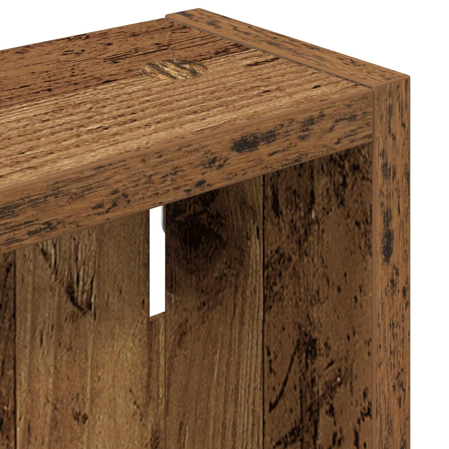 Bathroom Wall Cabinet Old Wood 30 x 10 x 60.5 cm