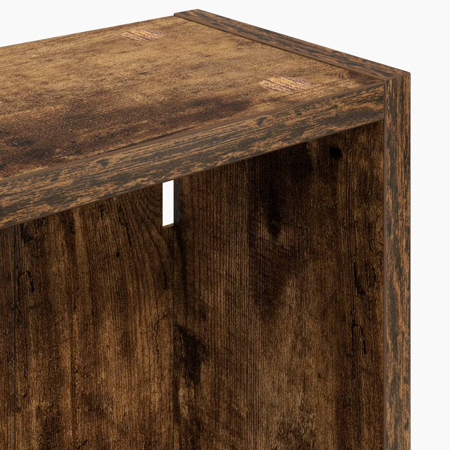 Bathroom Wall Cabinet Smoked Oak 30 x 14 x 70 cm
