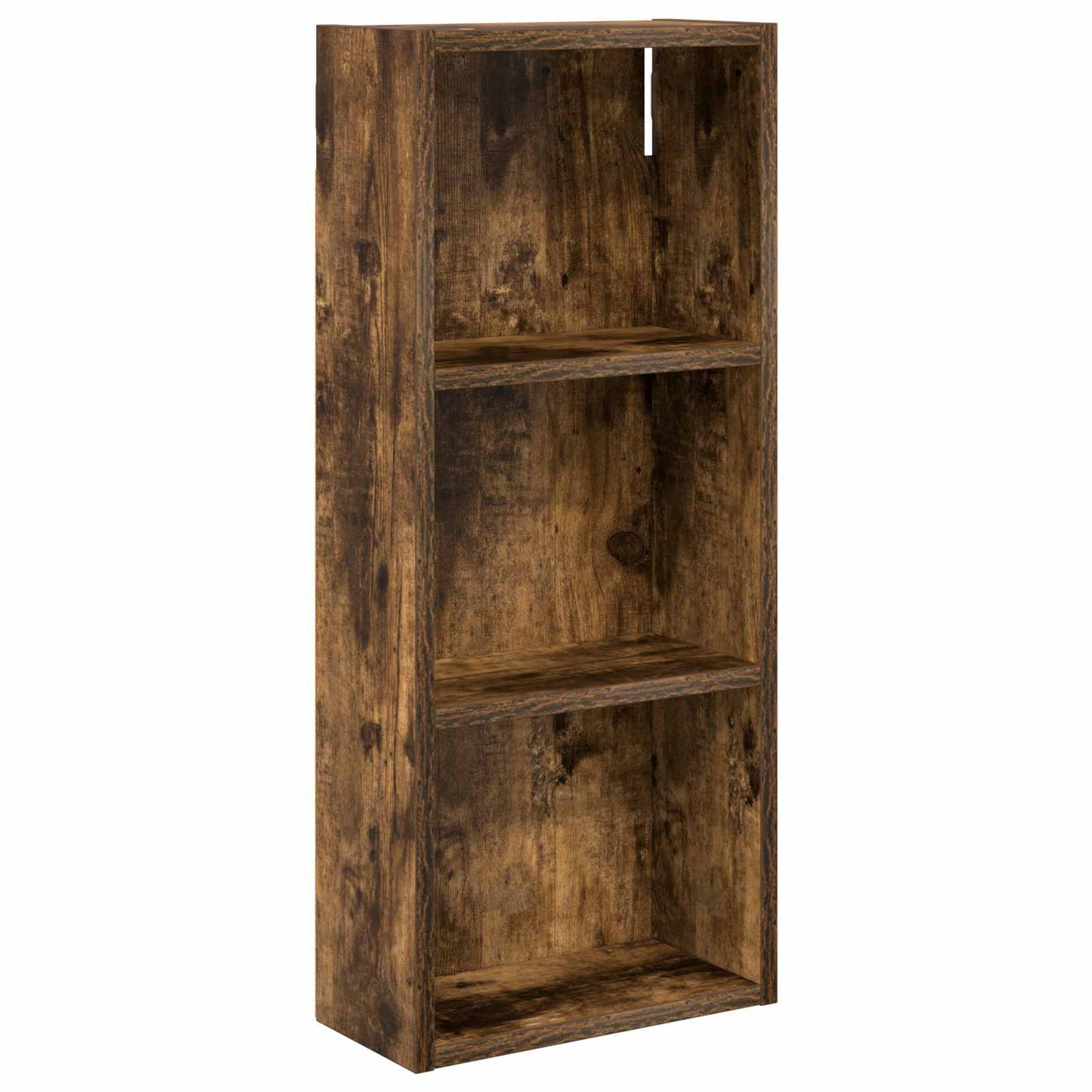 Bathroom Wall Cabinet Smoked Oak 30 x 14 x 70 cm