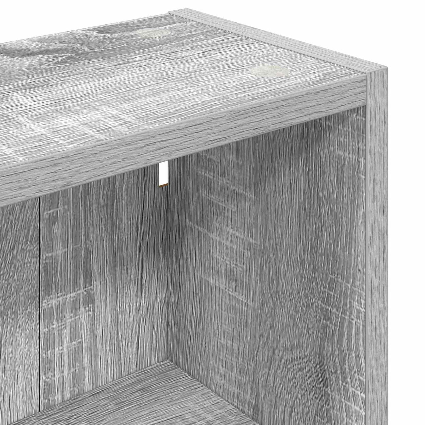 Bathroom Wall Cabinet with Shelf Grey Sonoma 30 x 16 x 62.5 cm
