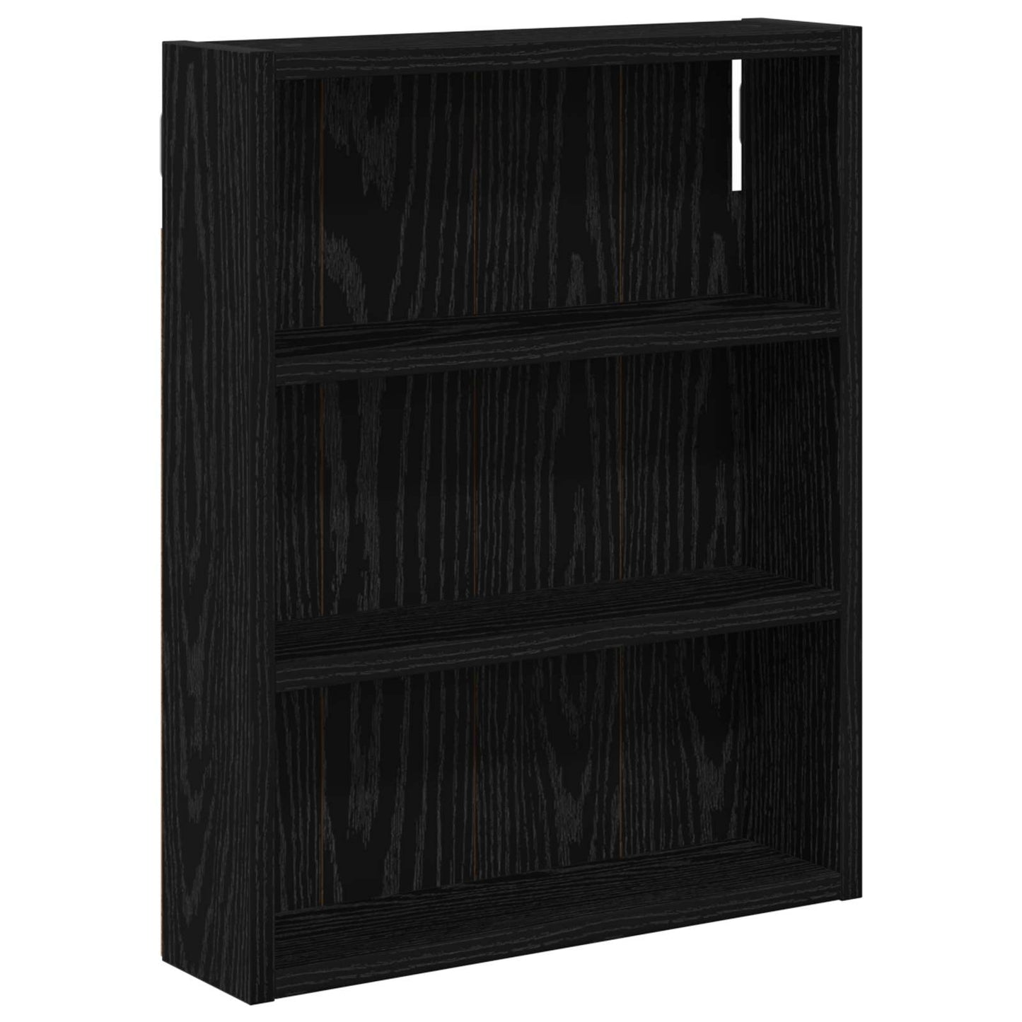 Bathroom Wall Cabinet Black Oak 40 x 10 x 50 cm Engineered wood