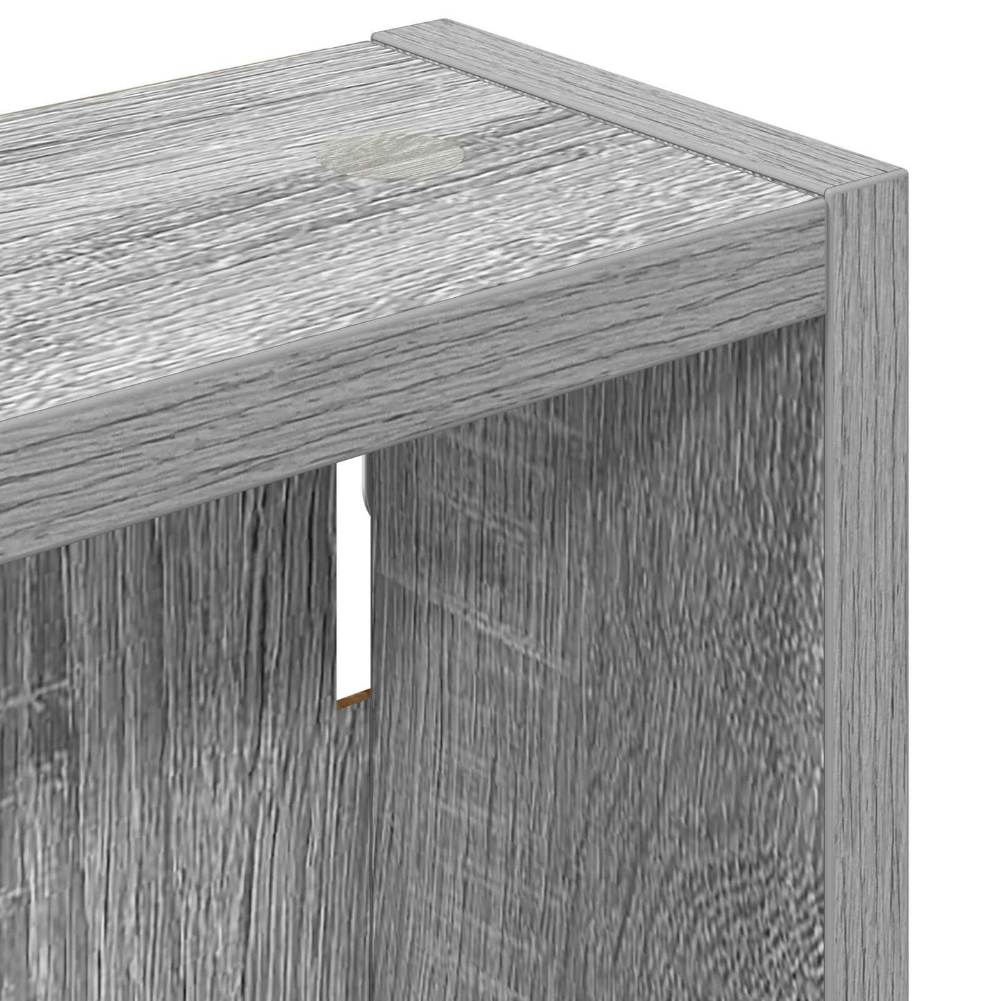 Bathroom Wall Cabinet with Shelf Grey Sonoma 40 x 10 x 50 cm