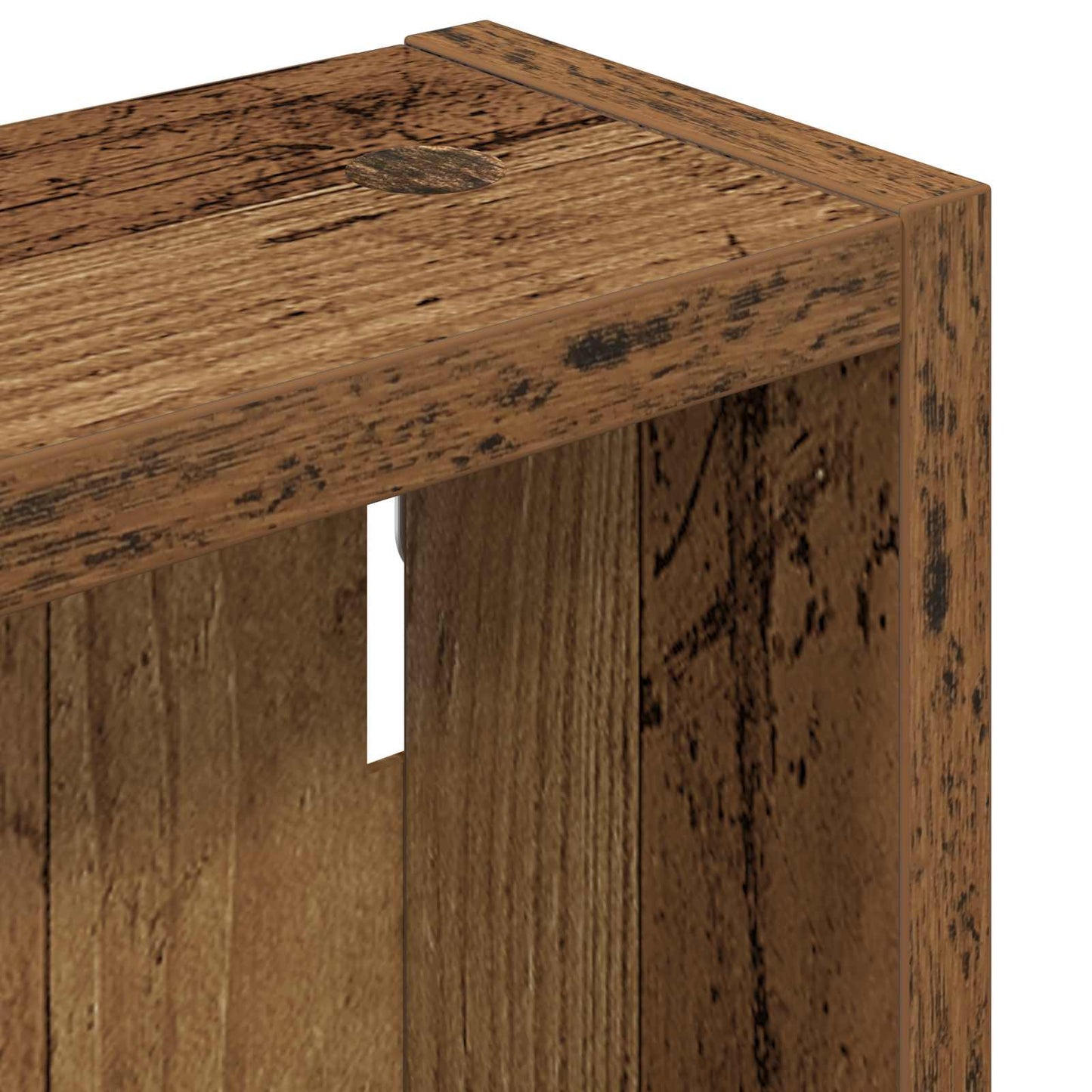 Bathroom Wall Cabinet Old Wood 40 x 10 x 50 cm Engineered wood