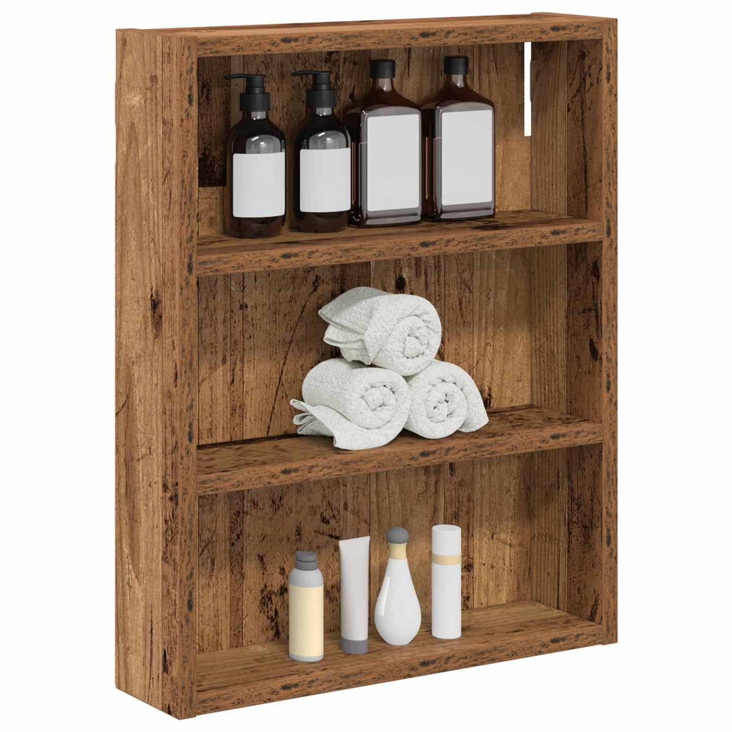 Bathroom Wall Cabinet Old Wood 40 x 10 x 50 cm Engineered wood
