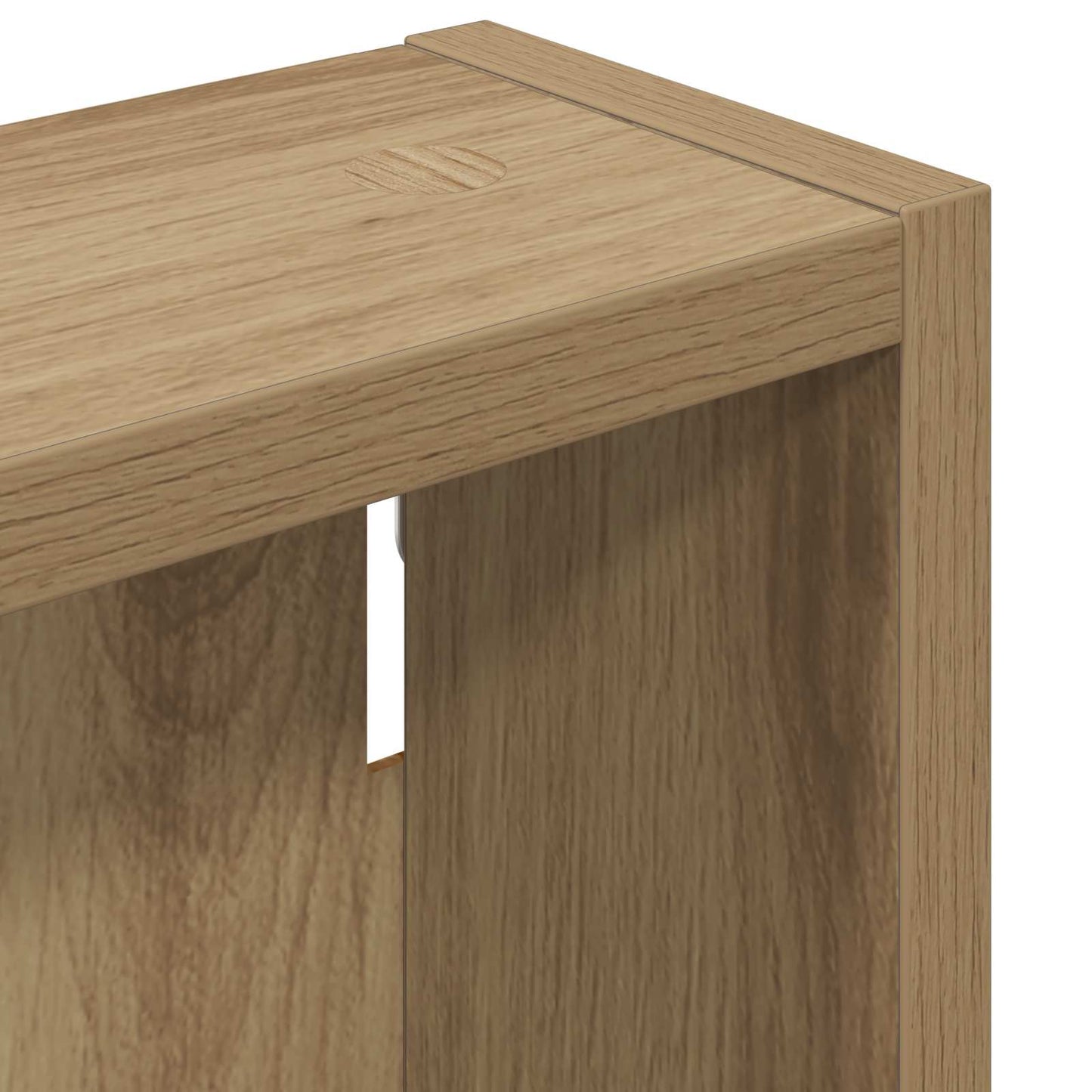 Bathroom Wall Cabinet Artisian Oak 40 x 10 x 50 cm