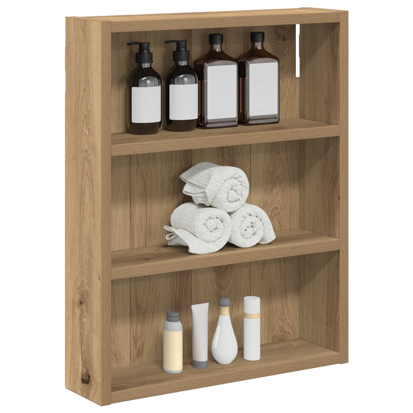 Bathroom Wall Cabinet Artisian Oak 40 x 10 x 50 cm