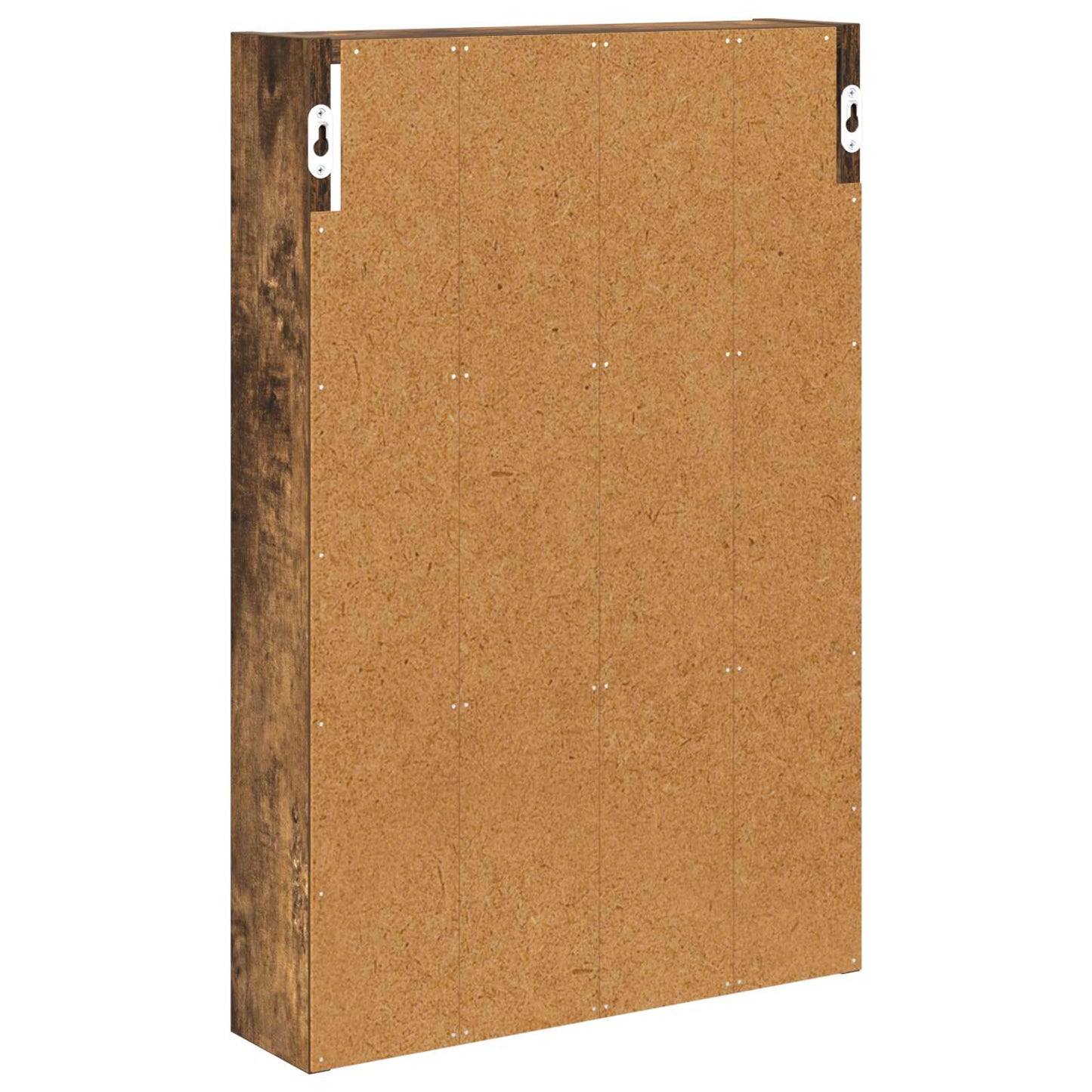 Bathroom Wall Cabinet with Shelf Smoked Oak 40 x 10 x 60.5 cm