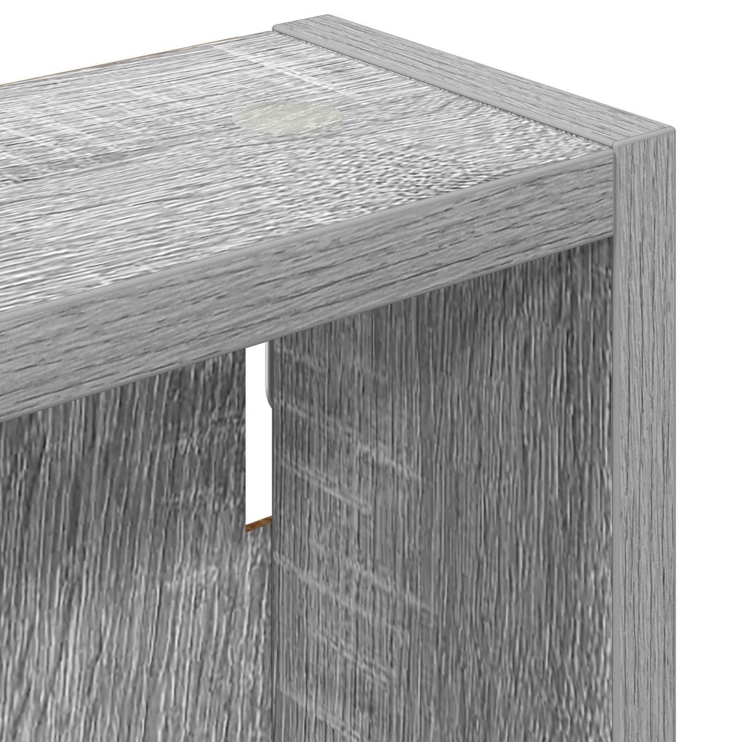 Bathroom Wall Cabinet with Shelf Grey Sonoma 40 x 10 x 60.5 cm