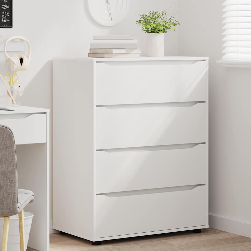 Storage Cabinets White 80 x 48 x 105 cm Engineered Wood