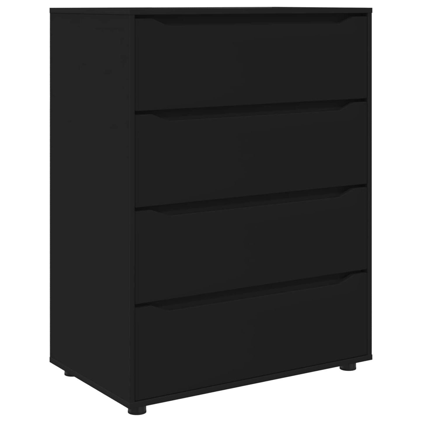 Storage Cabinets Black 80 x 48 x 105 cm Engineered Wood