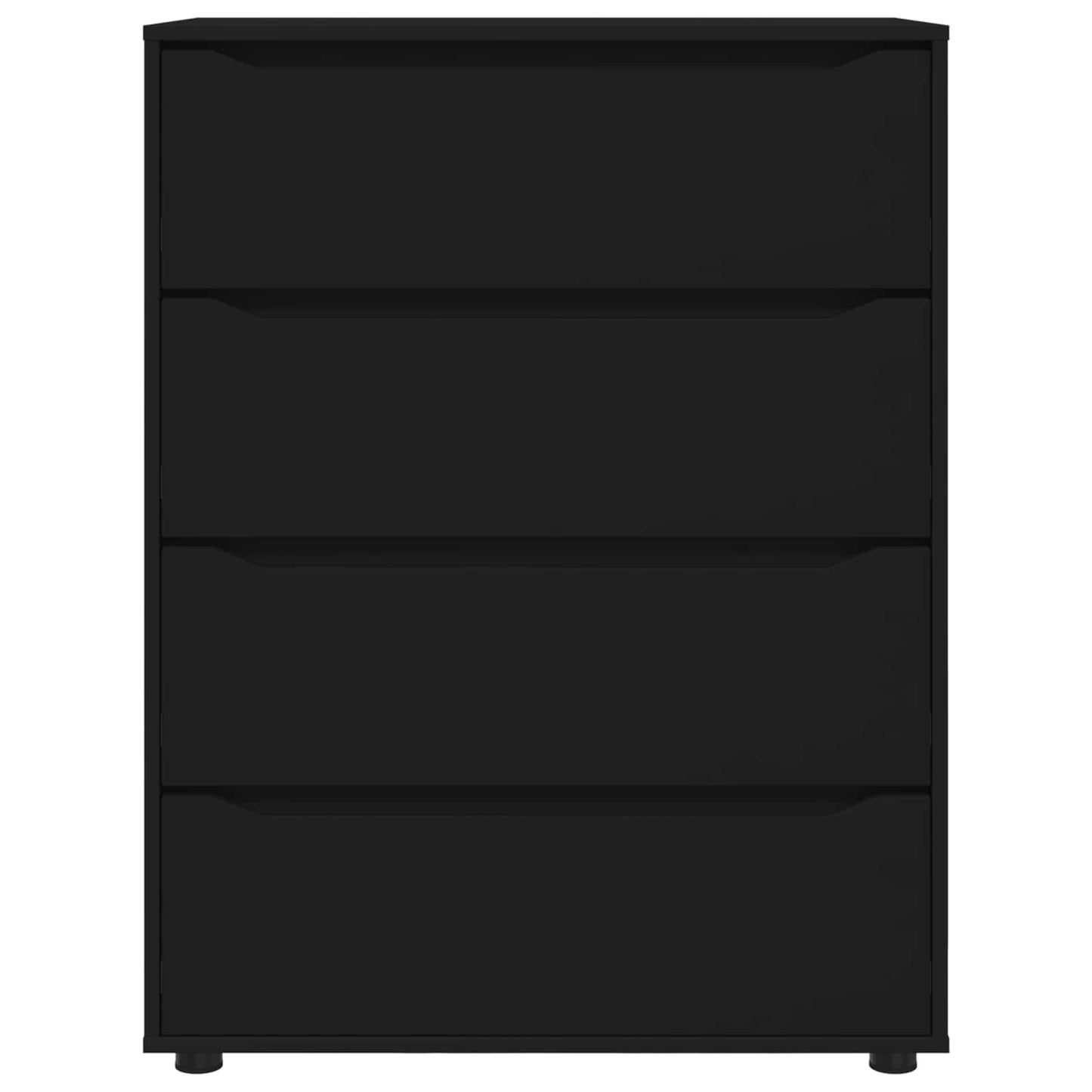 Storage Cabinets Black 80 x 48 x 105 cm Engineered Wood