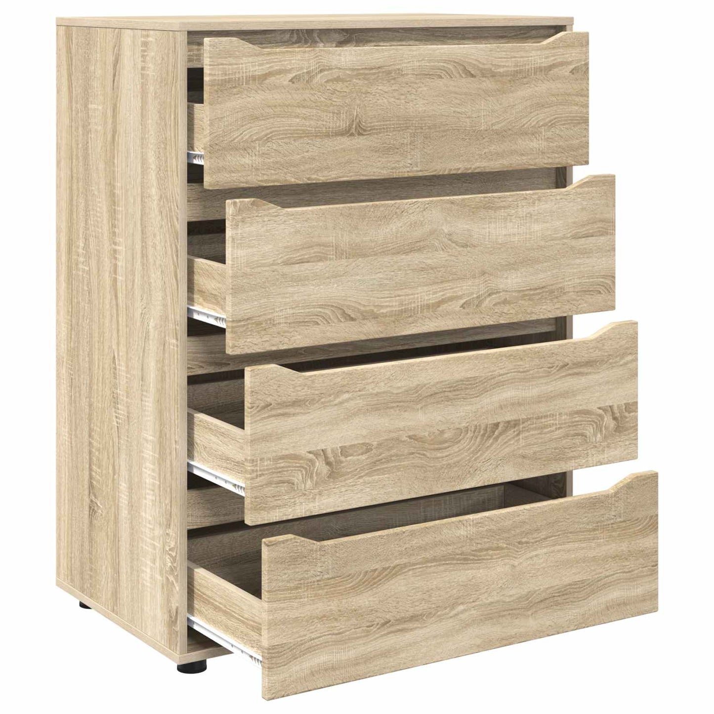 Storage Cabinets Sonoma Oak 80 x 48 x 105 cm Engineered Wood
