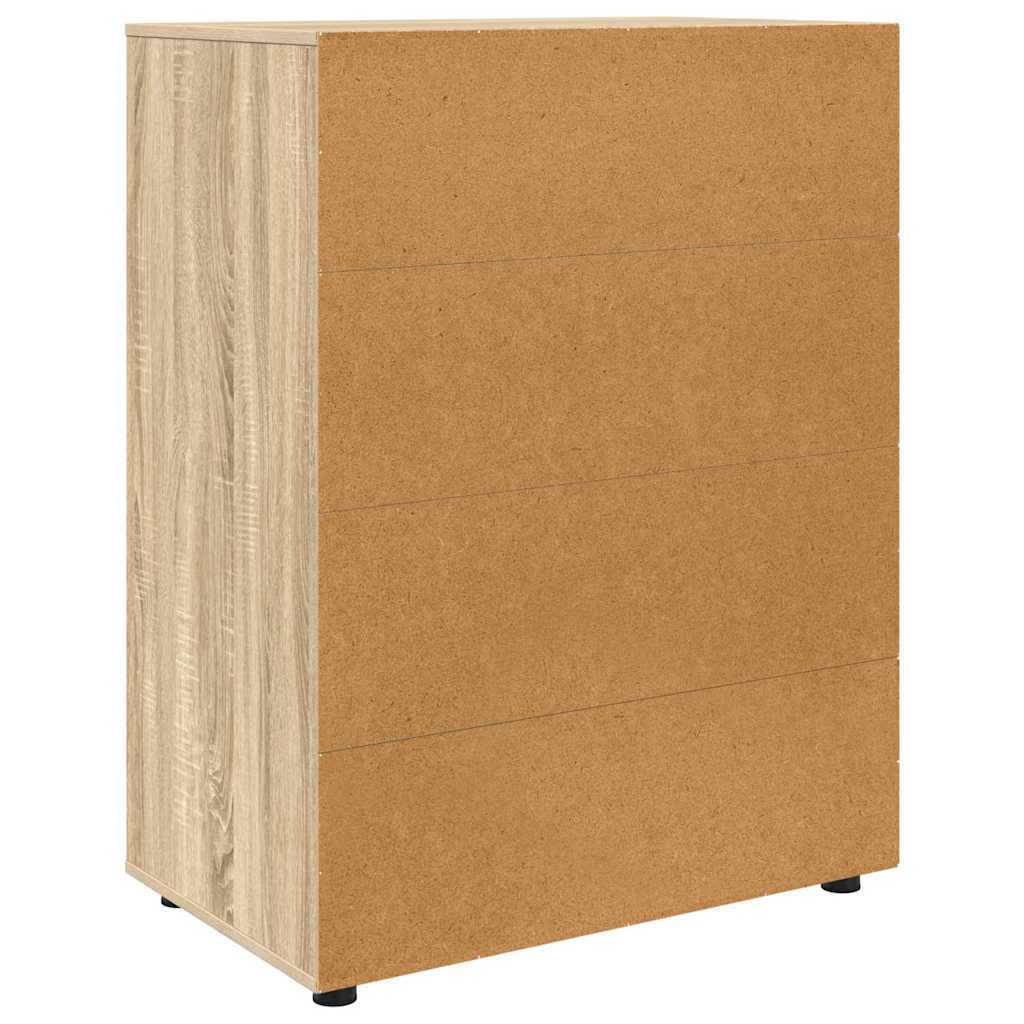 Storage Cabinets Sonoma Oak 80 x 48 x 105 cm Engineered Wood