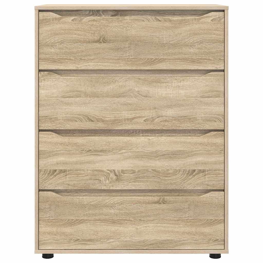 Storage Cabinets Sonoma Oak 80 x 48 x 105 cm Engineered Wood