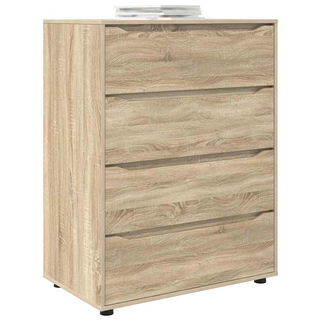 Storage Cabinets Sonoma Oak 80 x 48 x 105 cm Engineered Wood